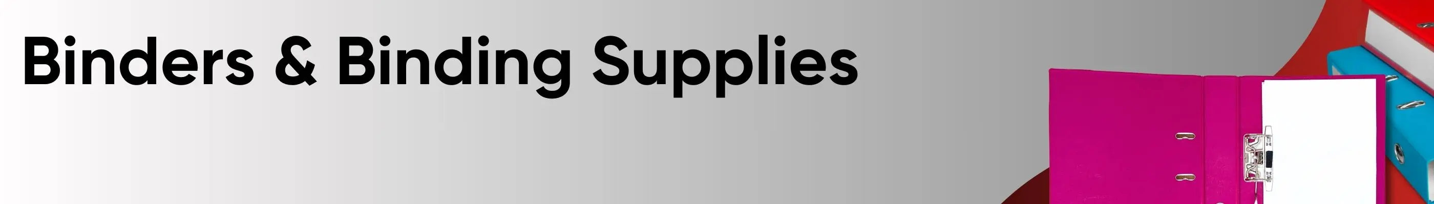 Binders & Binding Supplies