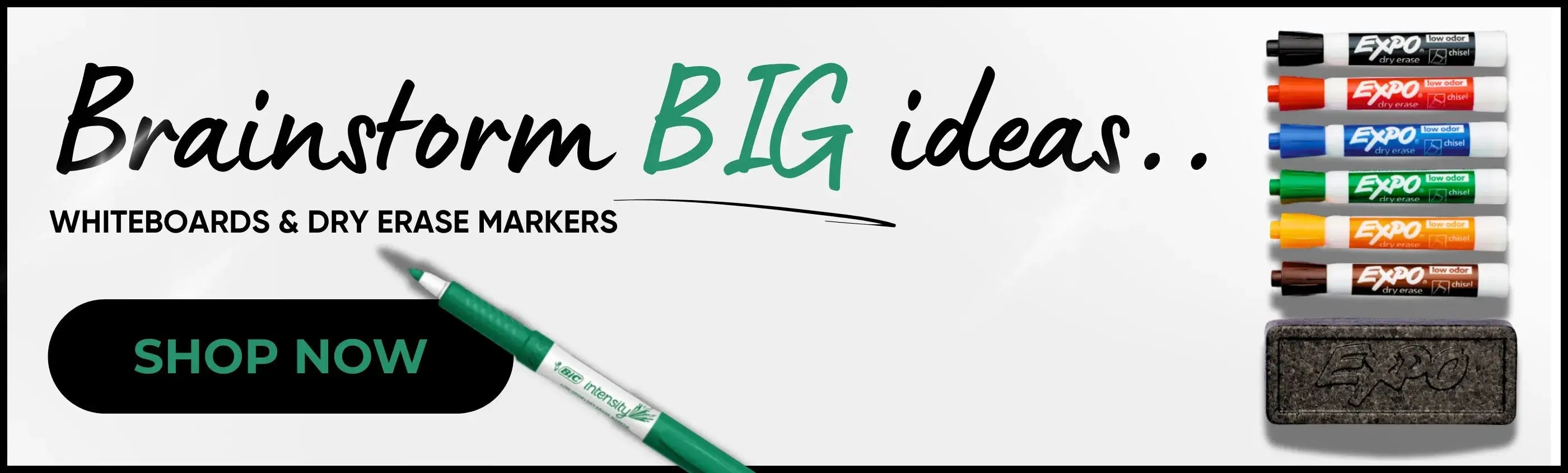 Dry Erase Pens & Whiteboards