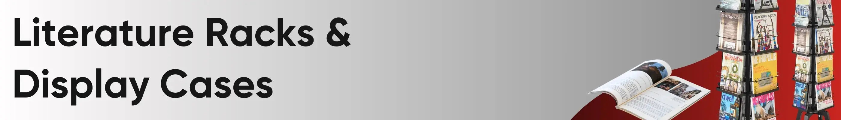 Literature Racks & Display Cases