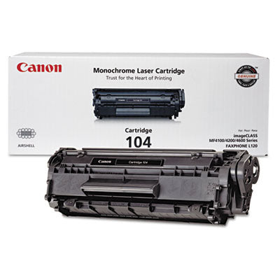 Canon® 0263b001 (104) Toner, 2,000 Page-Yield, Black