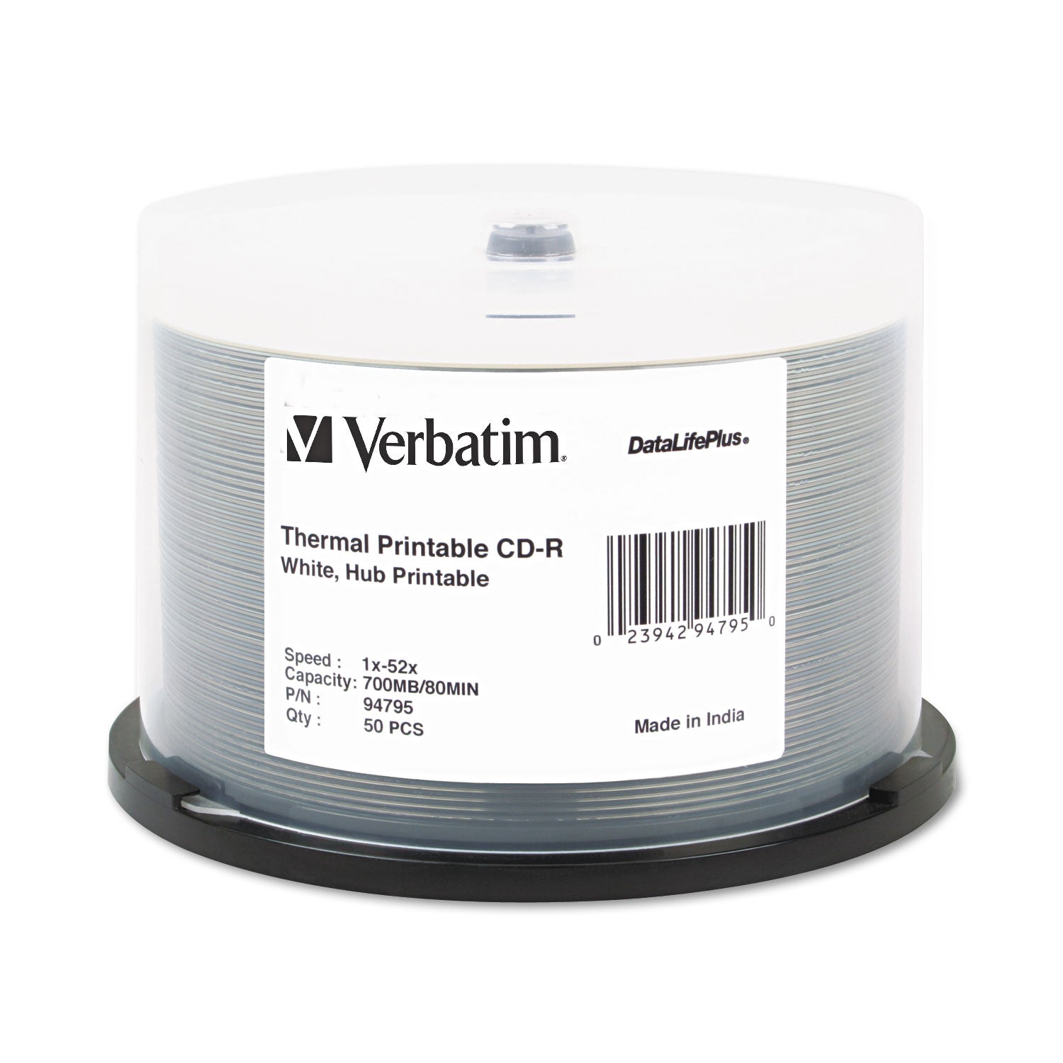 Printable CD-R Recordable Disc | 50/Pack, Verbatim®