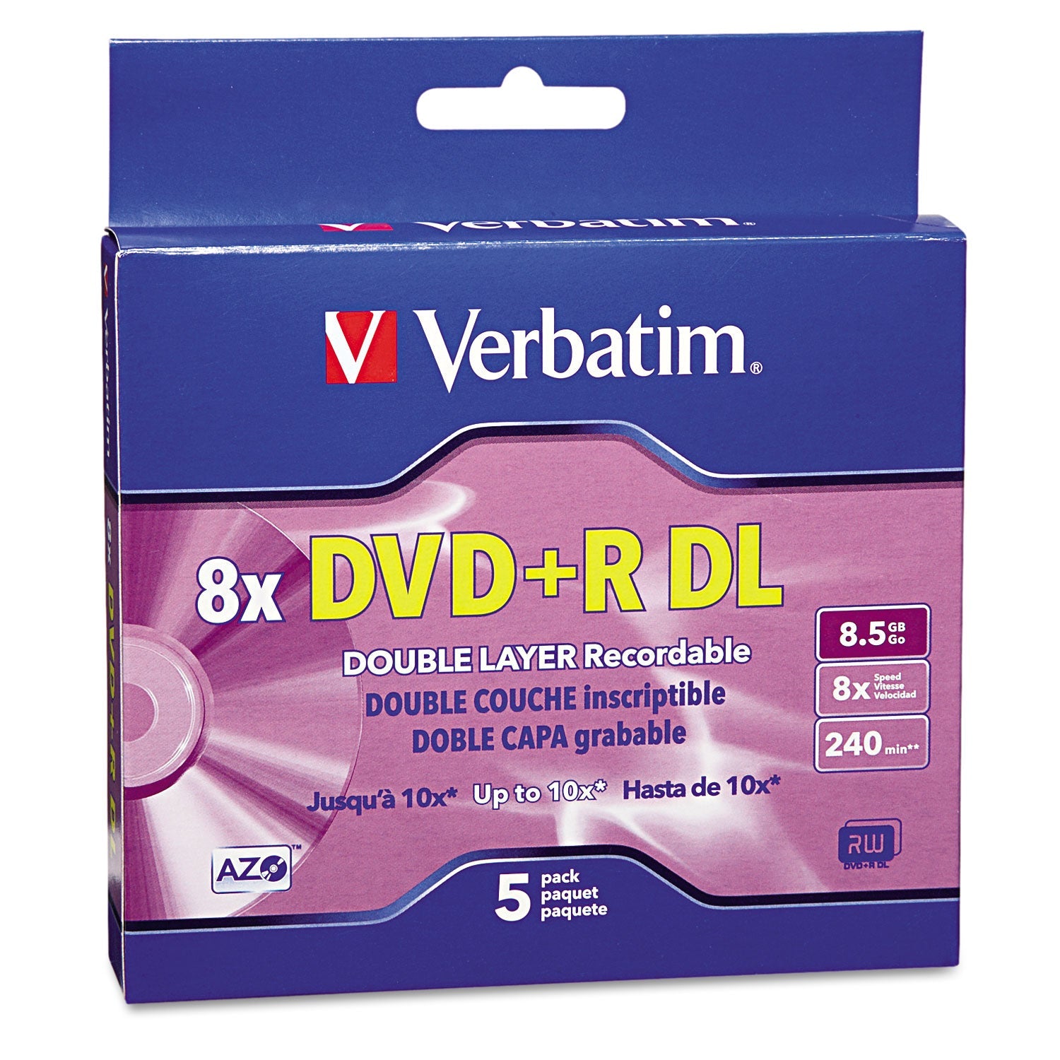 Verbatim DVD+R Dual-Layer Recordable Disc | 5/Pack