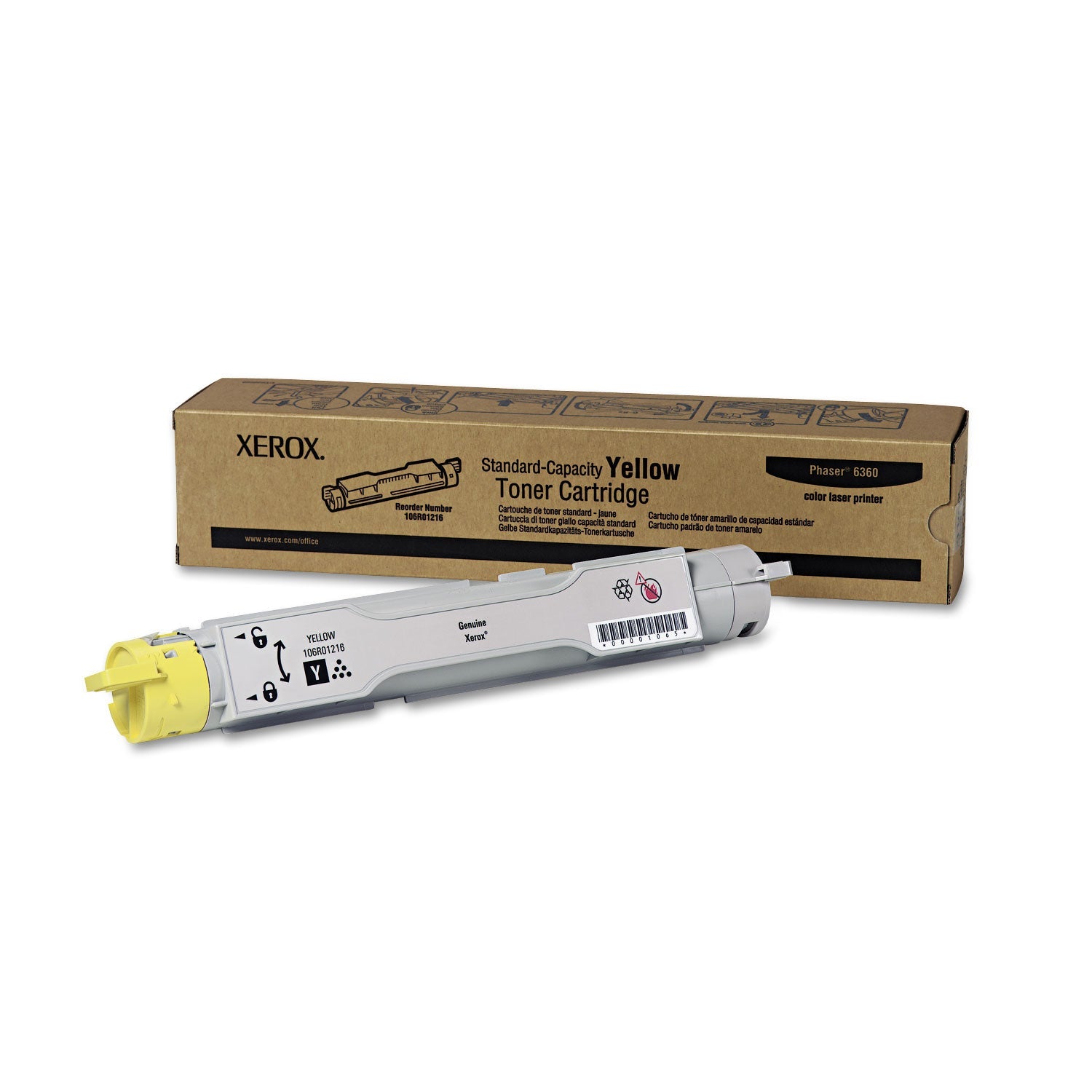 Toner | 5,000 Pages | Yellow | Xerox® 106r01216