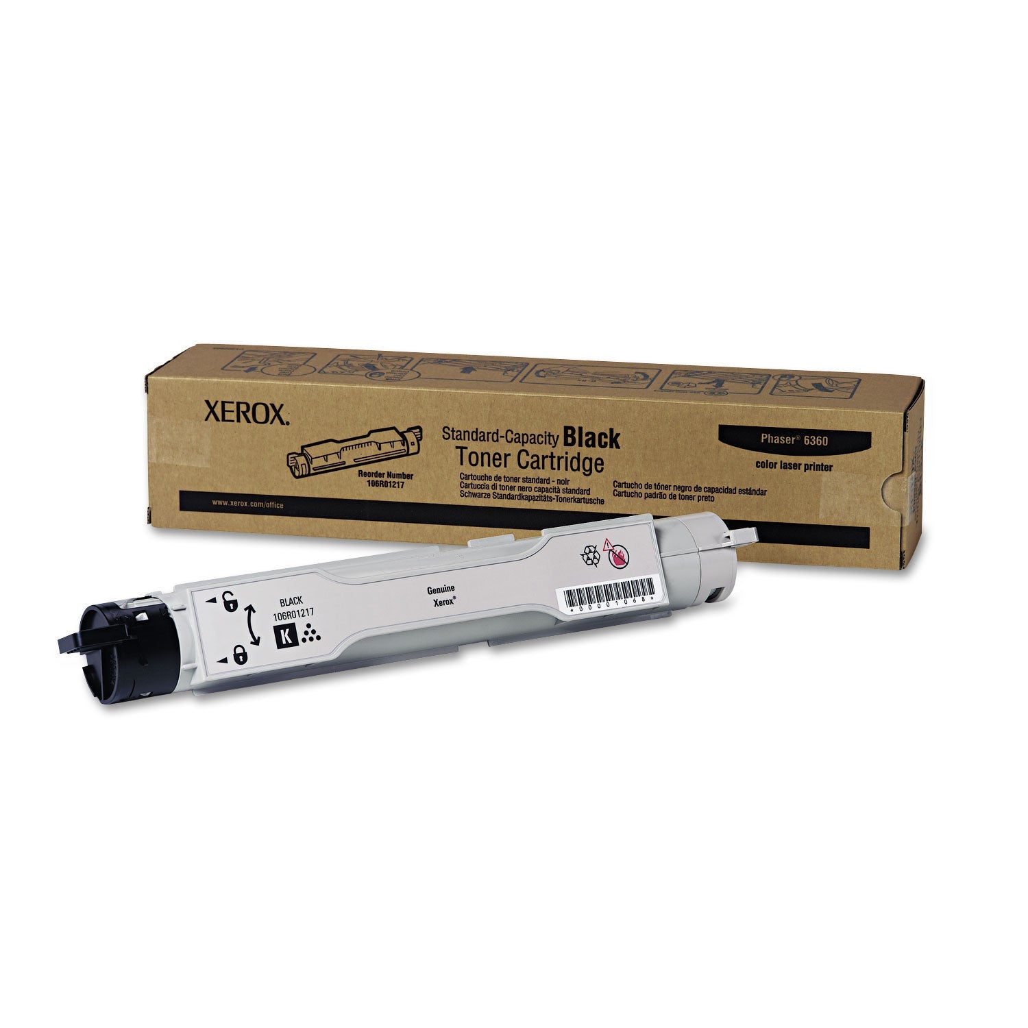Toner | 9,000 Pages | Black | Xerox® 106r01217