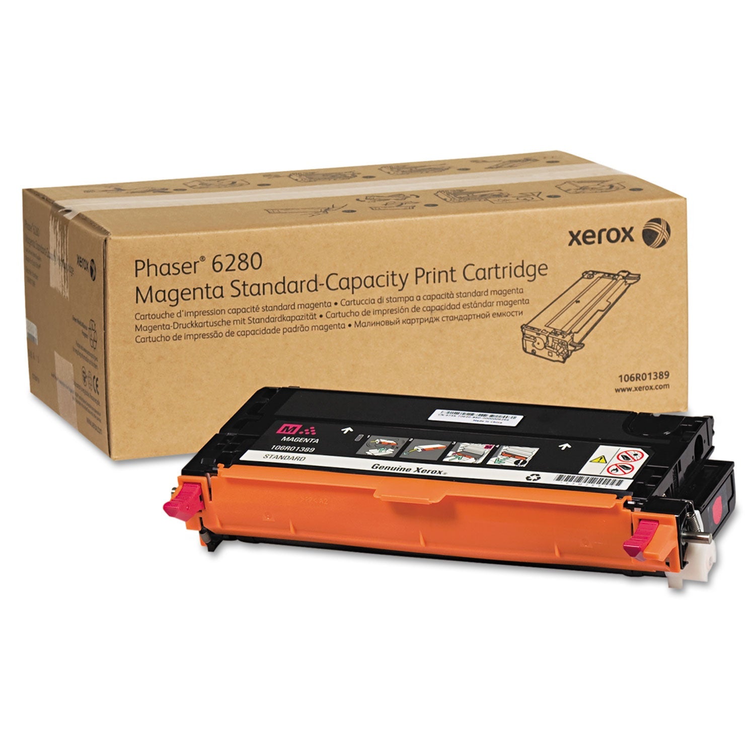 Toner | 2,200 Pages | Magenta | Xerox® 106r01389