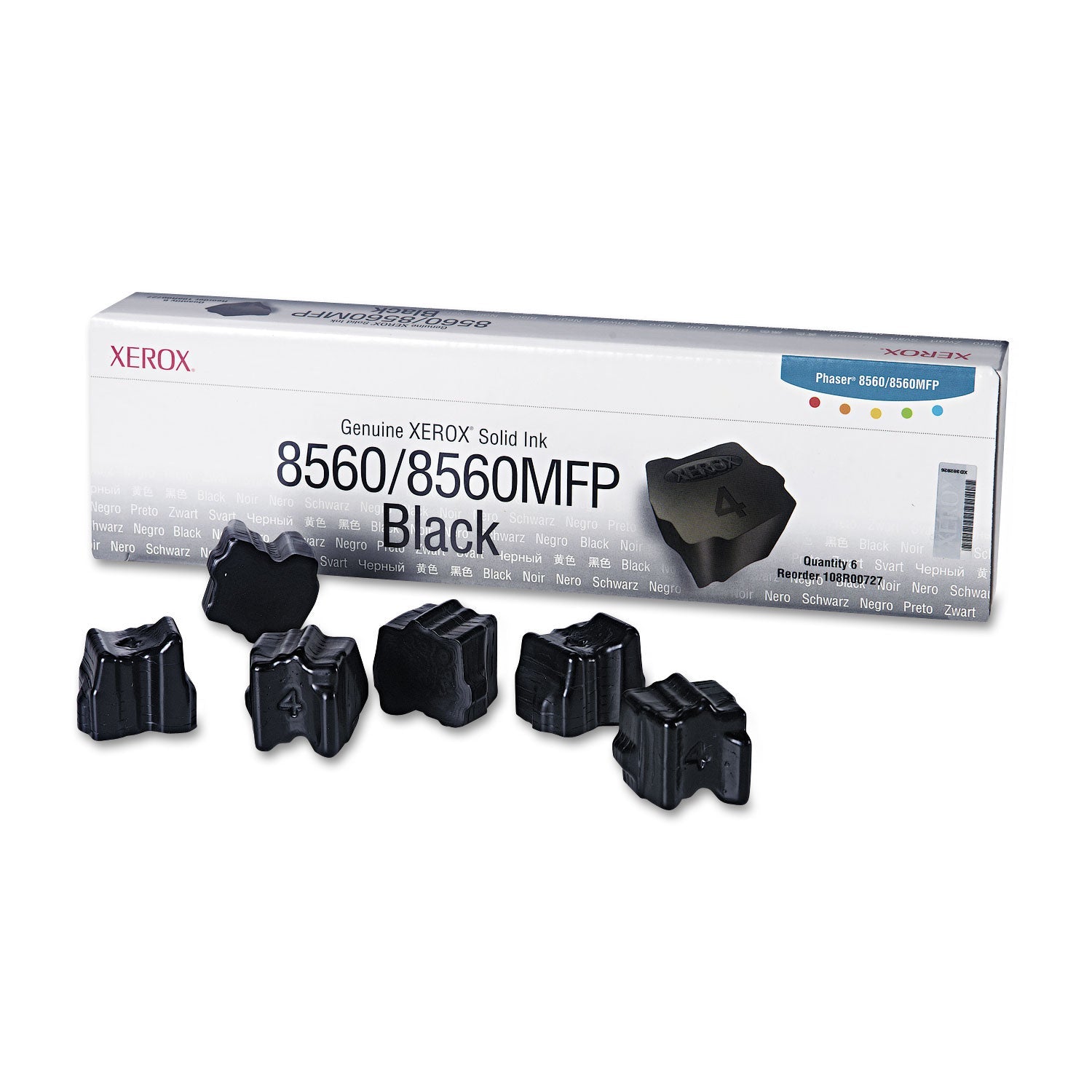 Solid Ink Stick | 6,800 Pages | Black | 6-Box