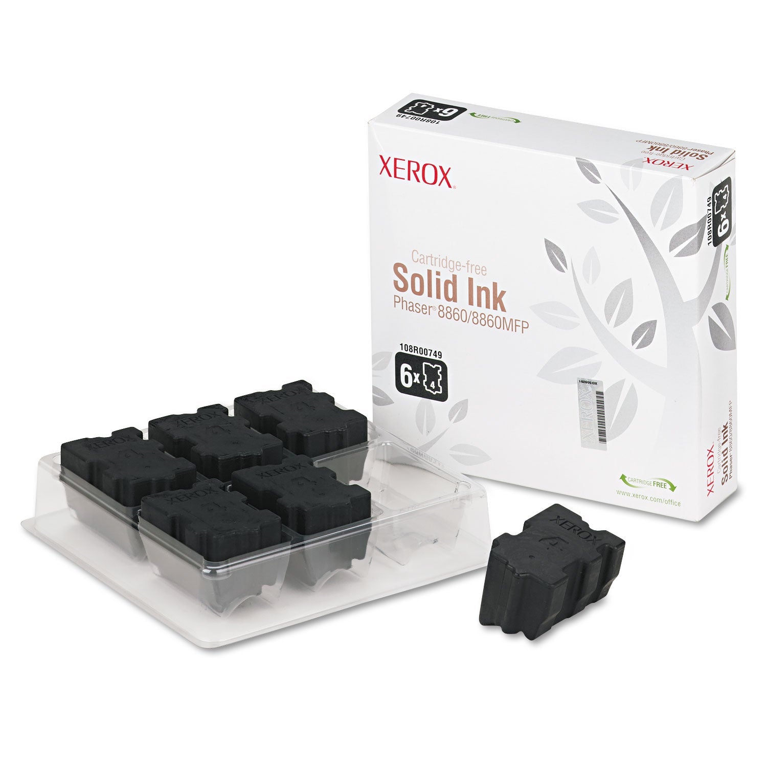 High-Yield Solid Ink Stick | Black | 6-Box
