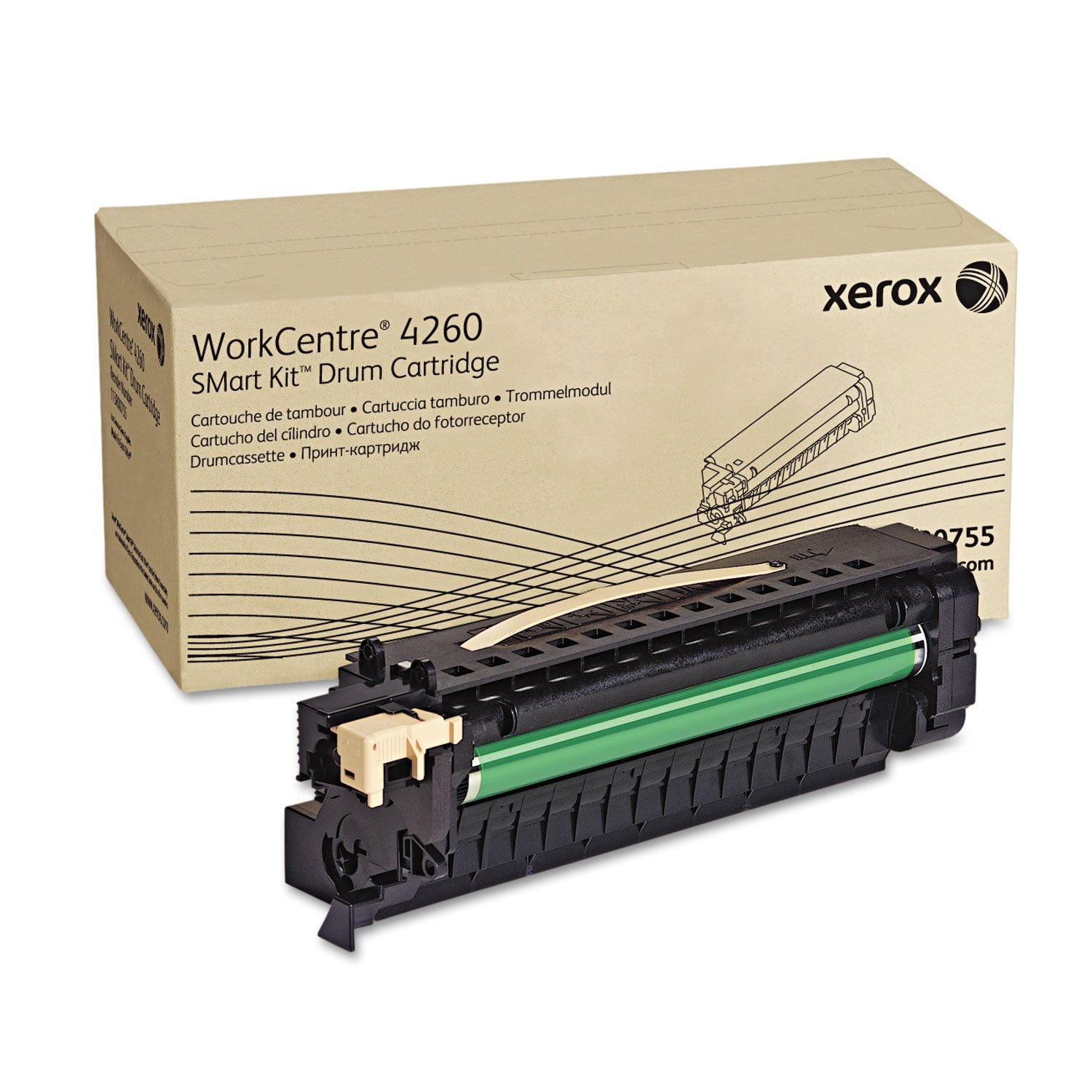 Xerox® 113r00755 Drum Unit, 80,000 Page-Yield, Black