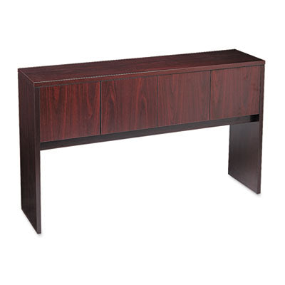 HON® 10500 Series Stack-On Storage Unit, 60w X 14.63d X 37.13h, Mahogany