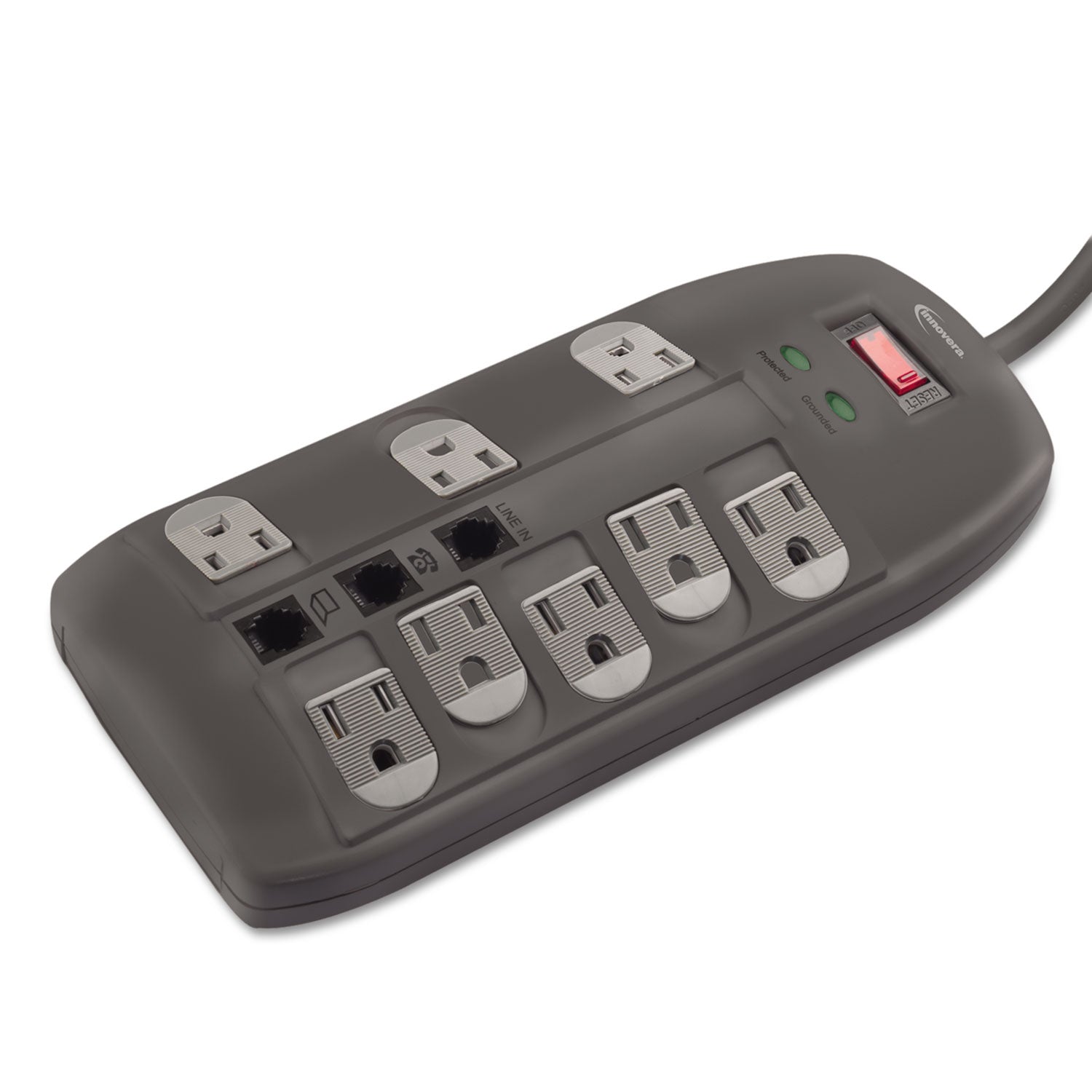 Innovera Surge Protector | 8 Outlets, 6ft Cord