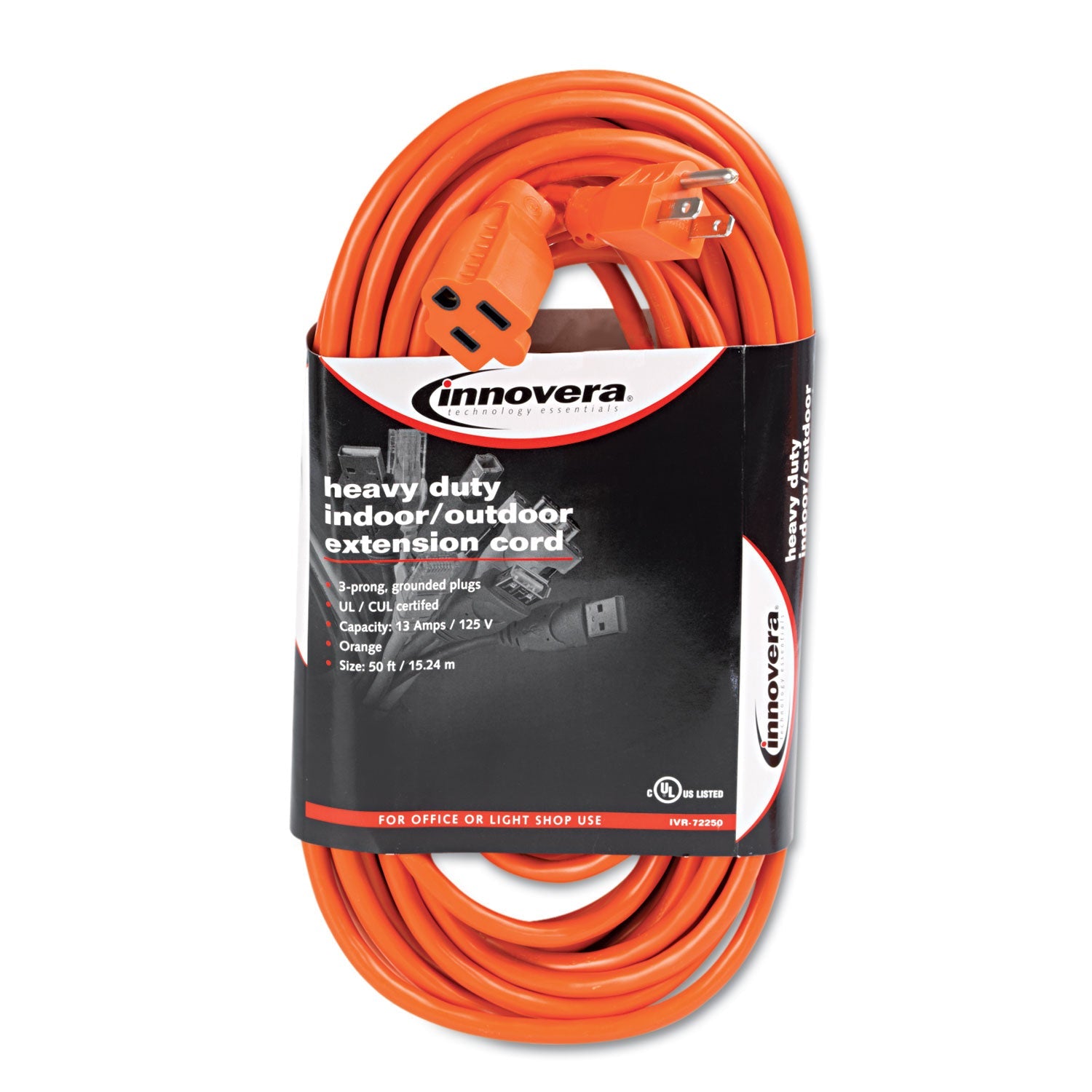 Indoor/Outdoor Extension Cord | 50 ft | Orange