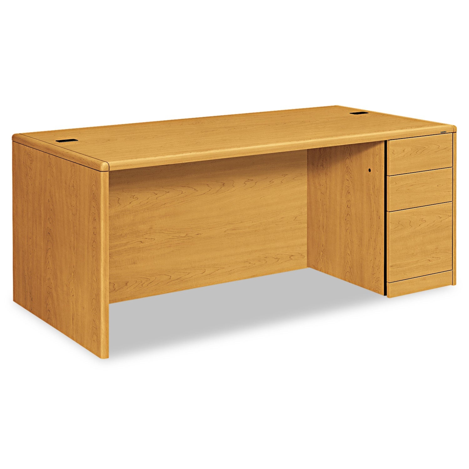 Single Pedestal Desk | HON 10700, 72" Harvest