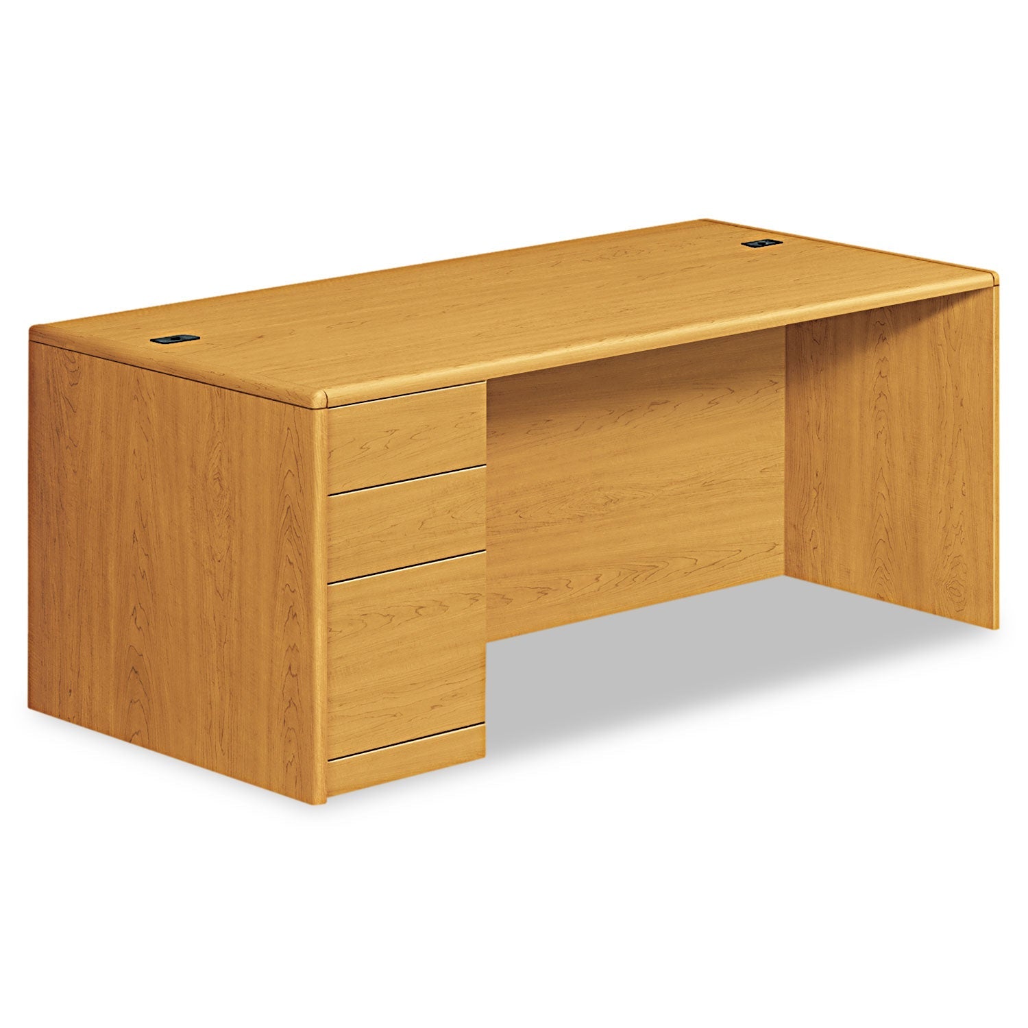 Single Pedestal Desk | HON 10700, 72" Harvest