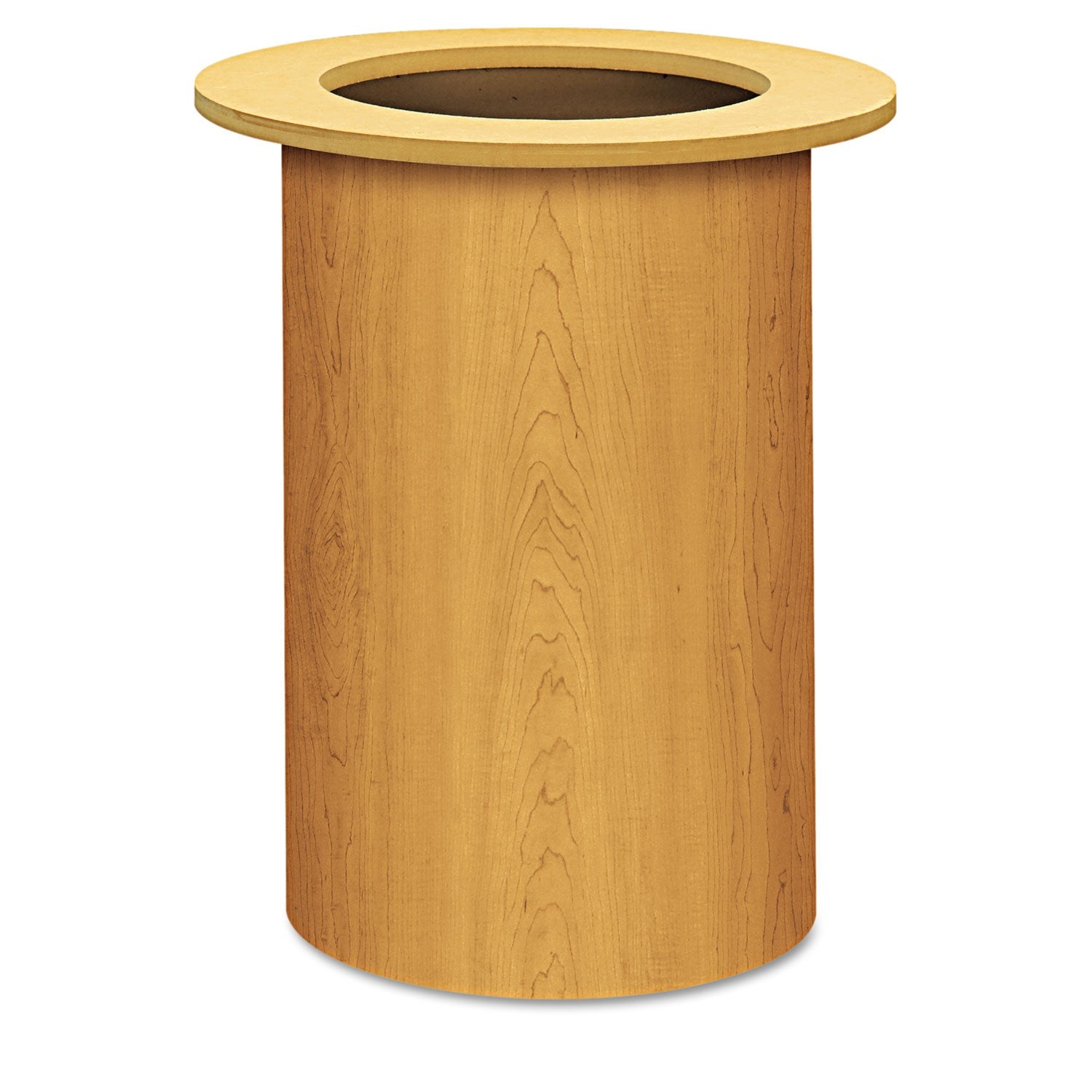 Laminate Cylinder Table Base | 18" Harvest
