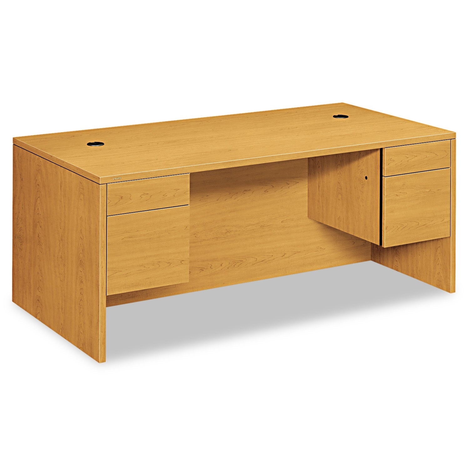 Pedestal Desk | HON® 10500, 72" Harvest