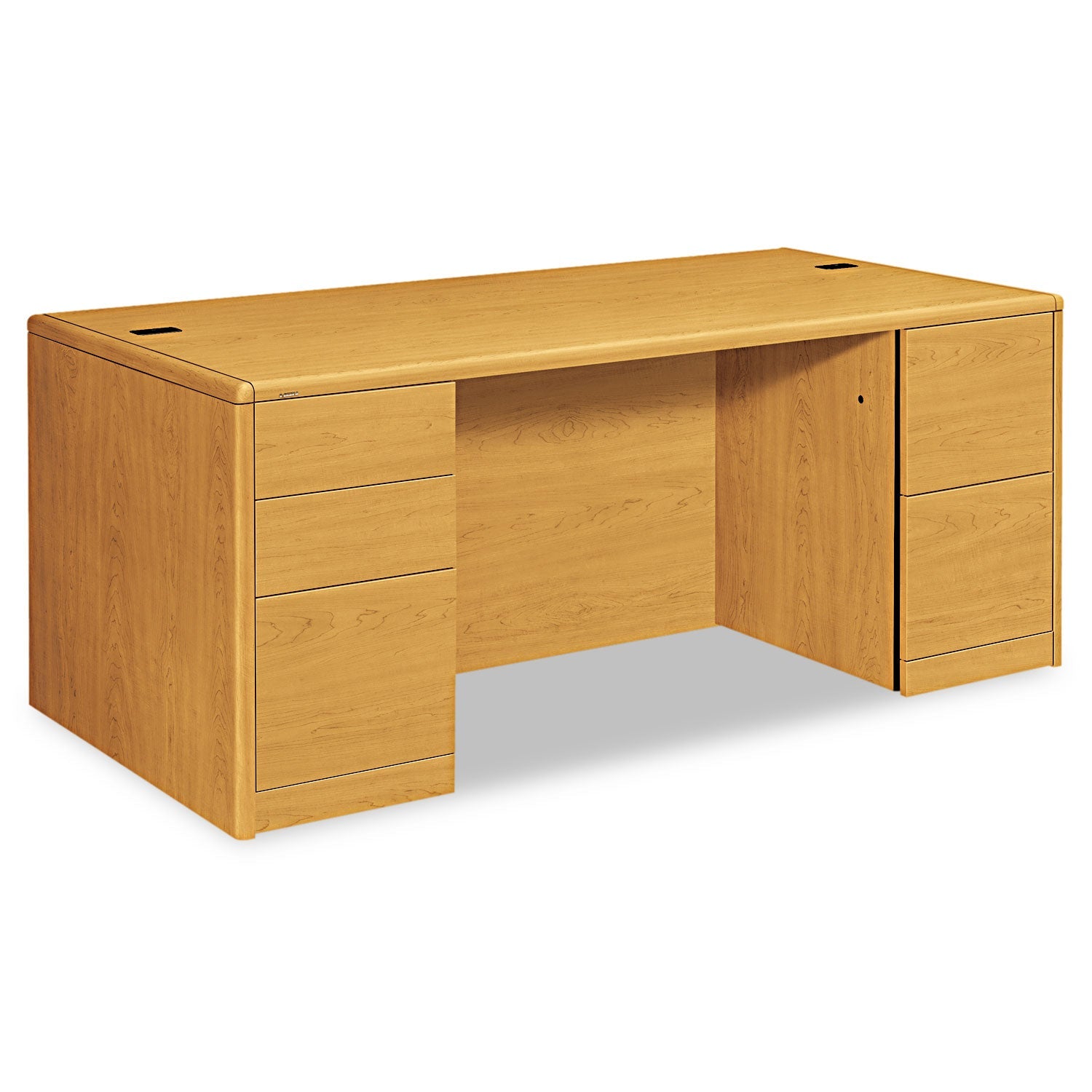 Double Pedestal Desk | HON 10700, 72" Harvest