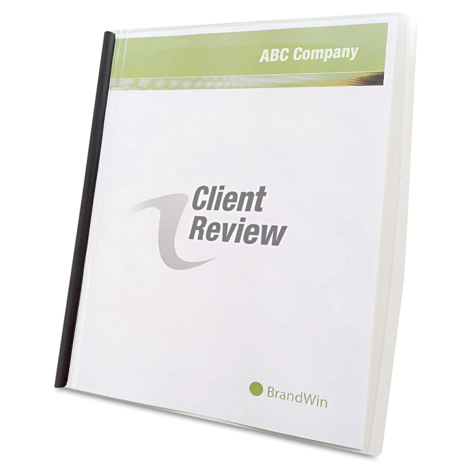 Slide 'n Bind Report Cover | Frosted/Clear | 10-Pk