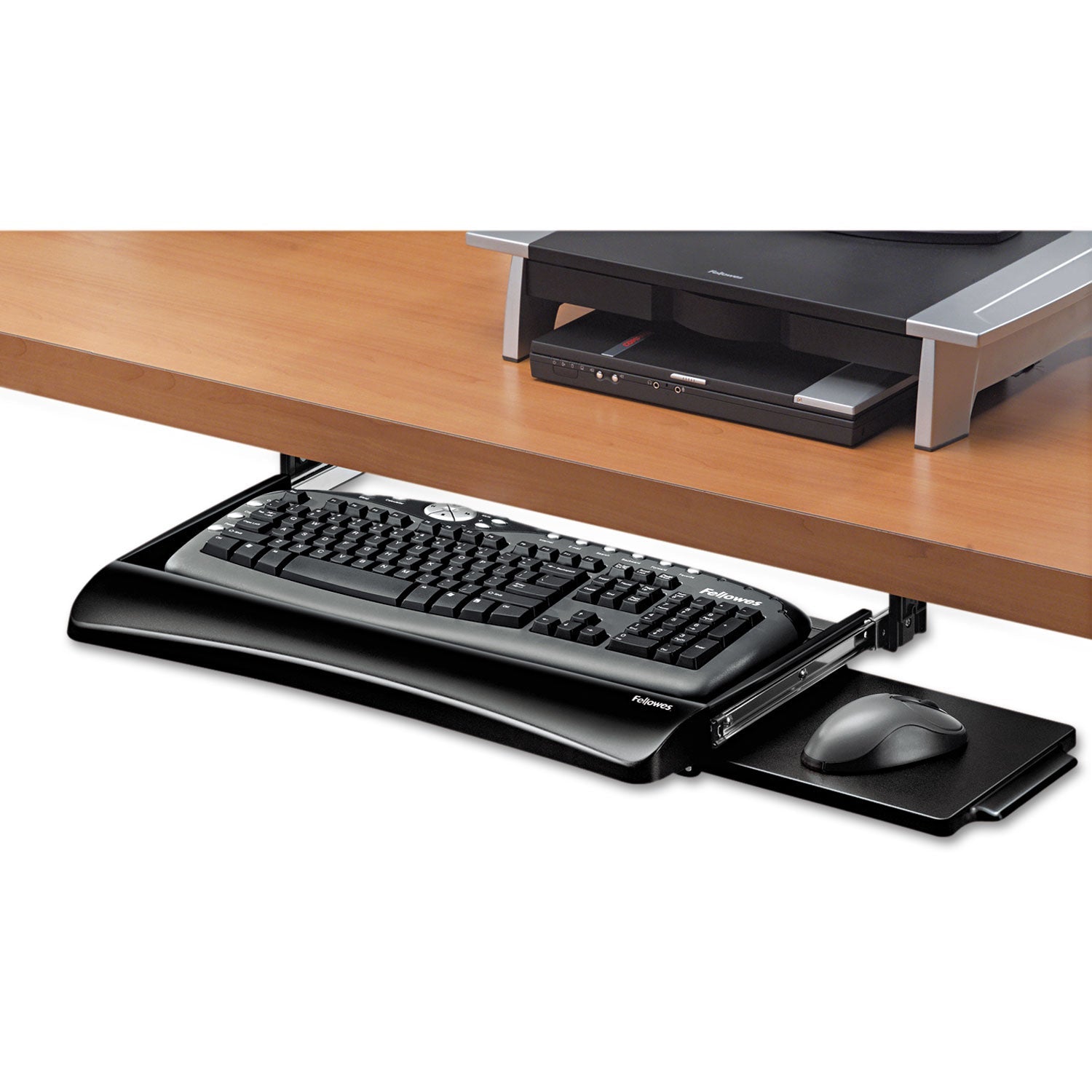 Fellowes® Office Suites Underdesk Keyboard Drawer, 20.13w X 7.75d, Black