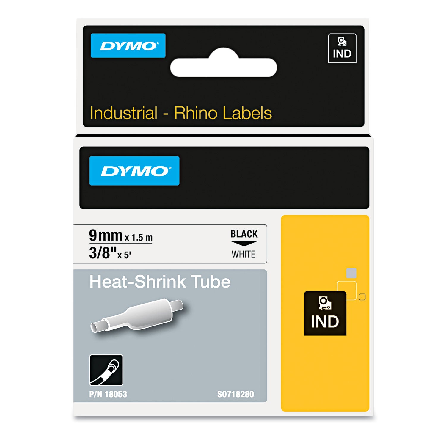 Rhino Heat Shrink Tubes | 0.37" Label Tape