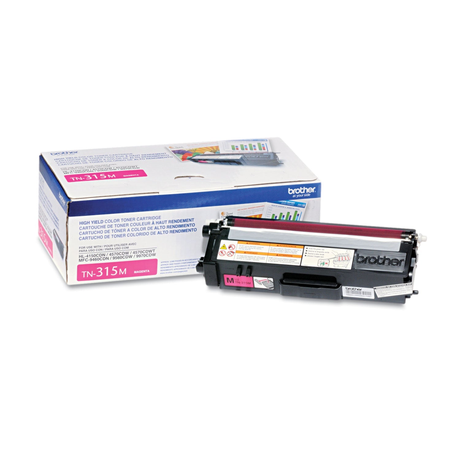 TN315M High-Yield Toner | Brother | Magenta