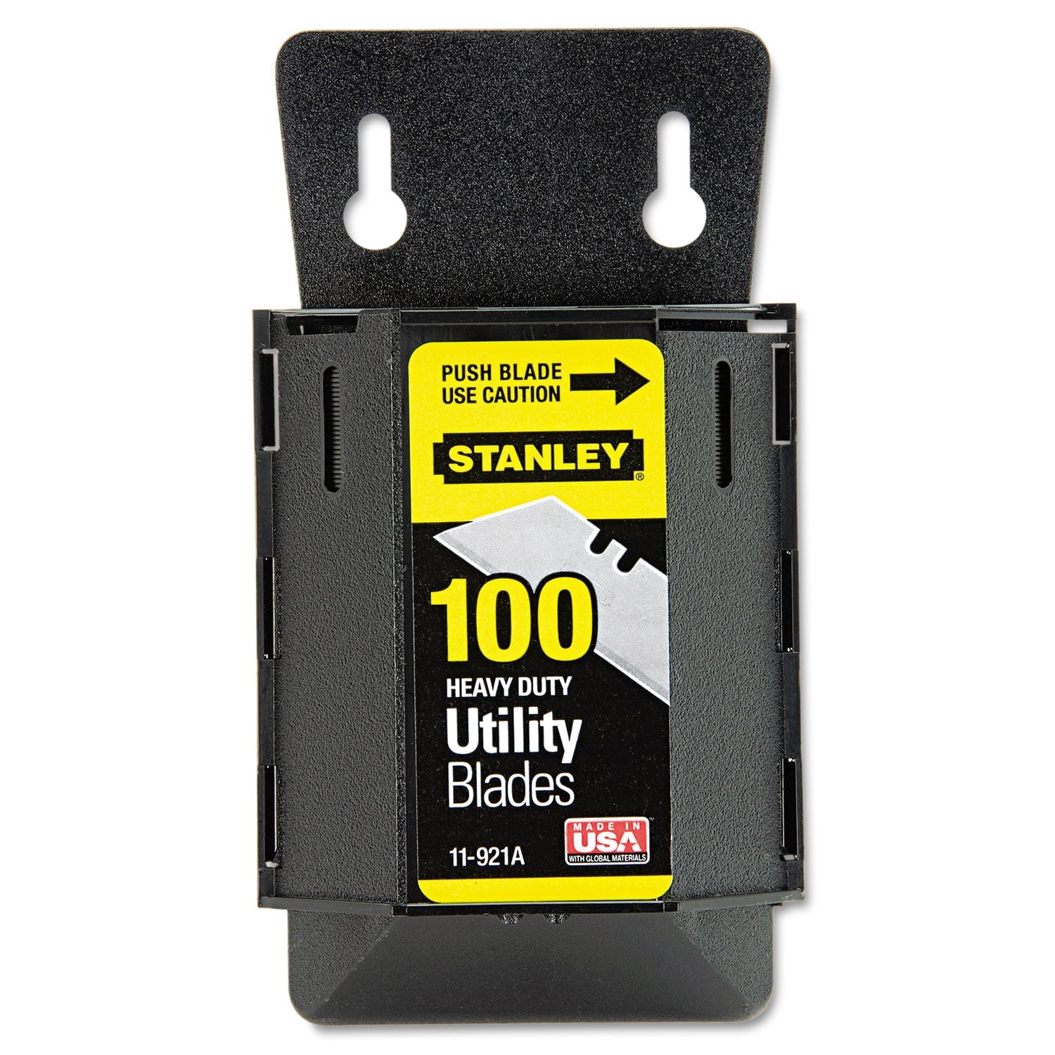 Stanley® Wall Mount Utility Knife Blade Dispenser W/blades, 100/pack