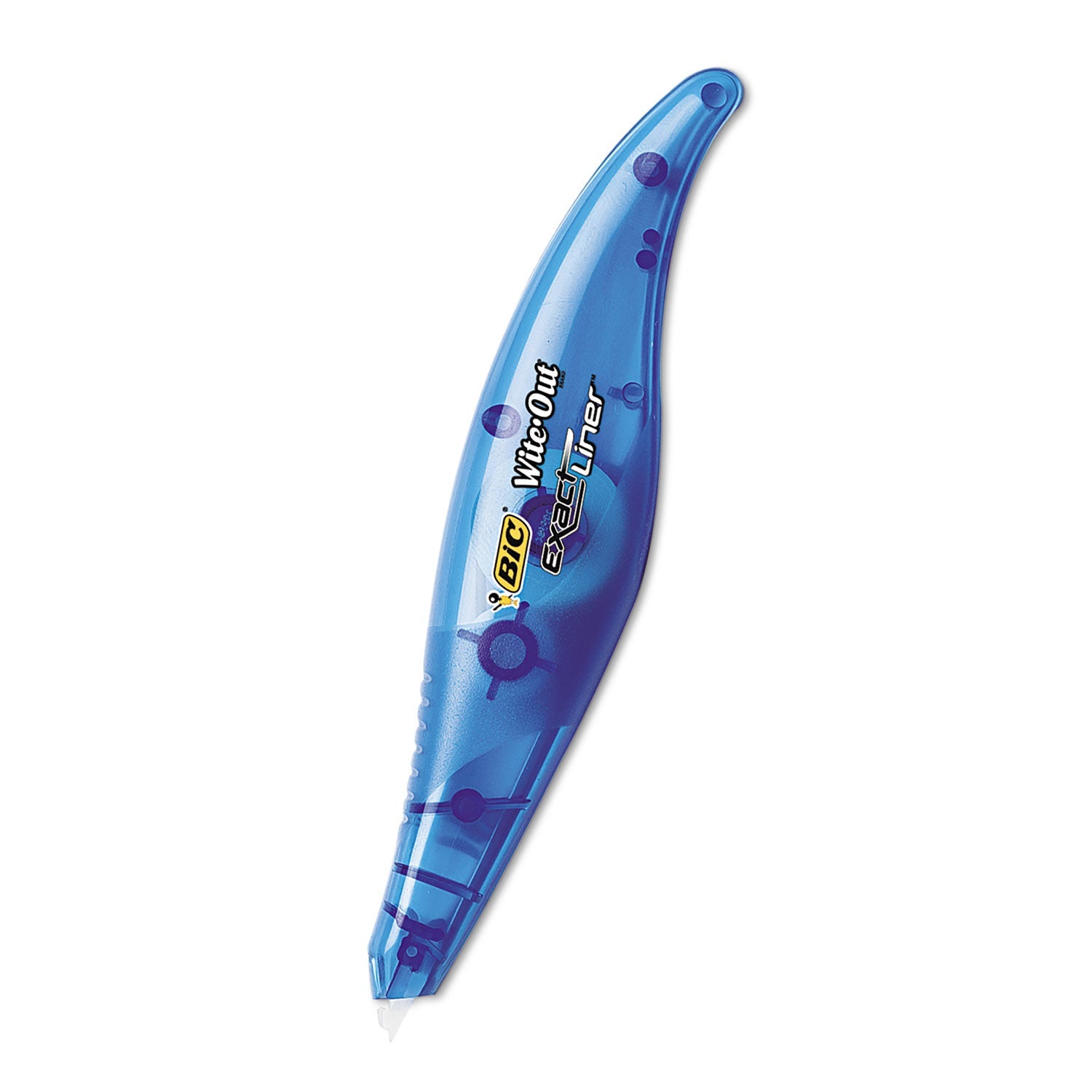 BIC® Wite-Out Brand Exact Liner Correction Tape, Non-Refillable, Blue Applicator, 0.2" x 236"