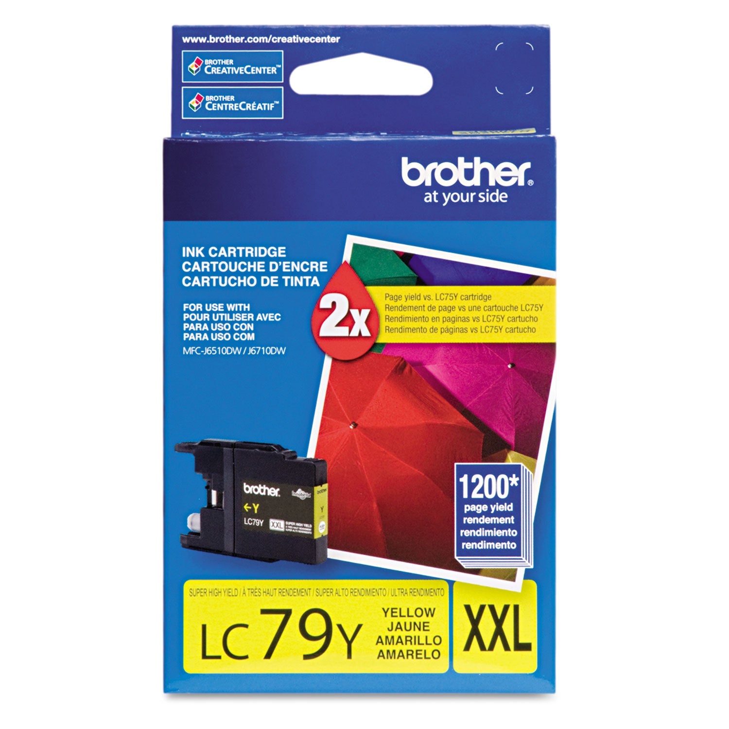 Brother Lc79y Super High-Yield Ink | Yellow
