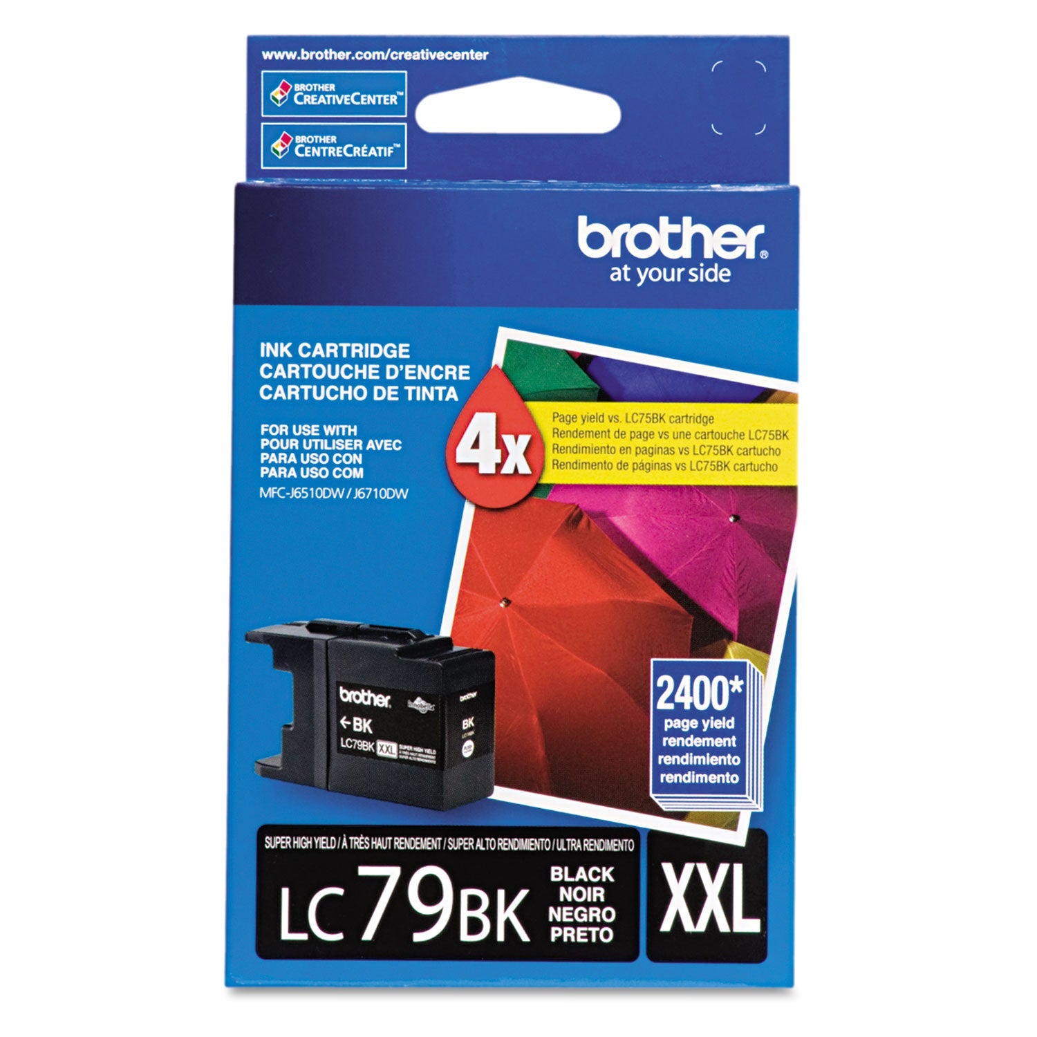 Brother LC79BK Super High-Yield Ink | Black