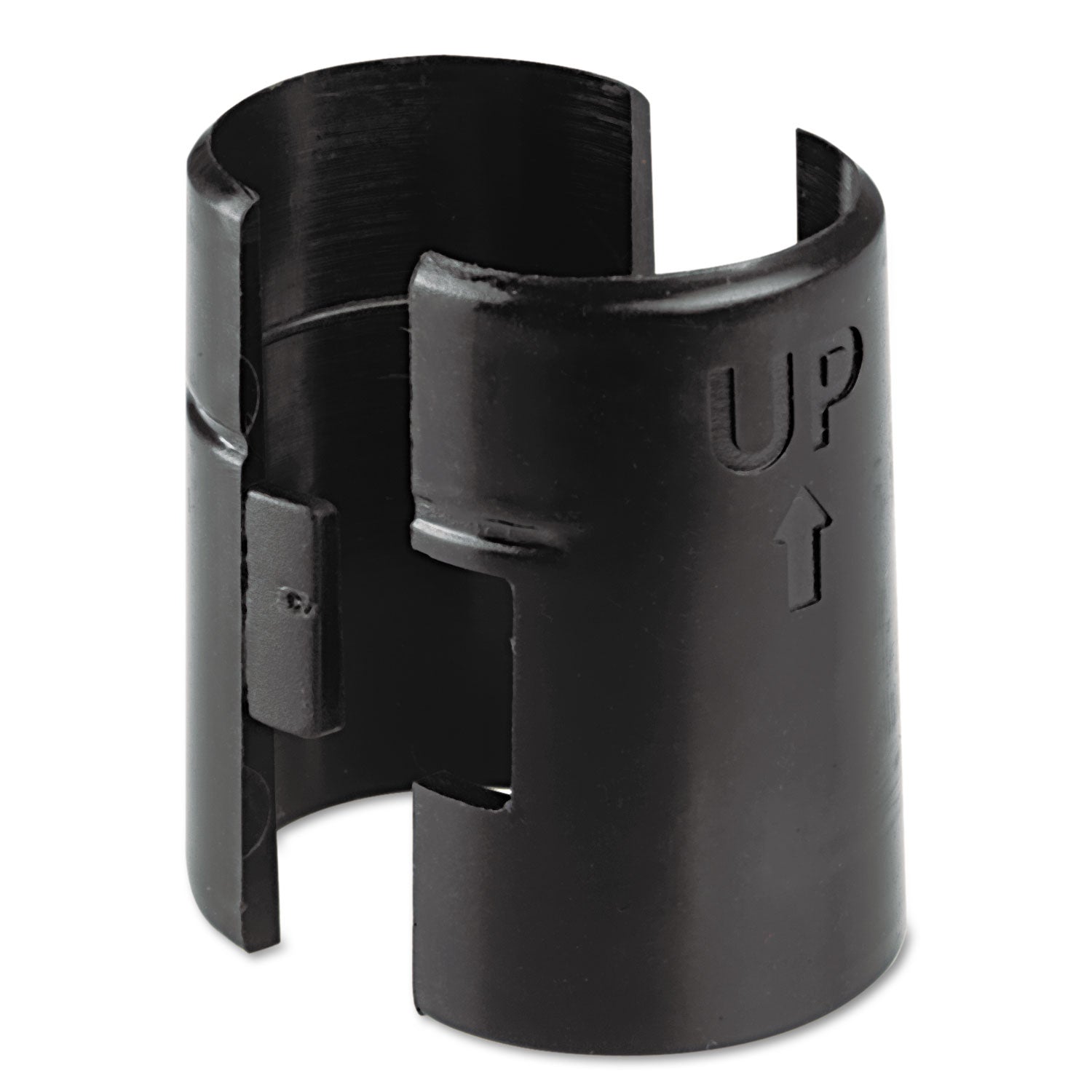 Alera® Wire Shelving Shelf Lock Clips, Plastic, Black, 4 Clips/pack