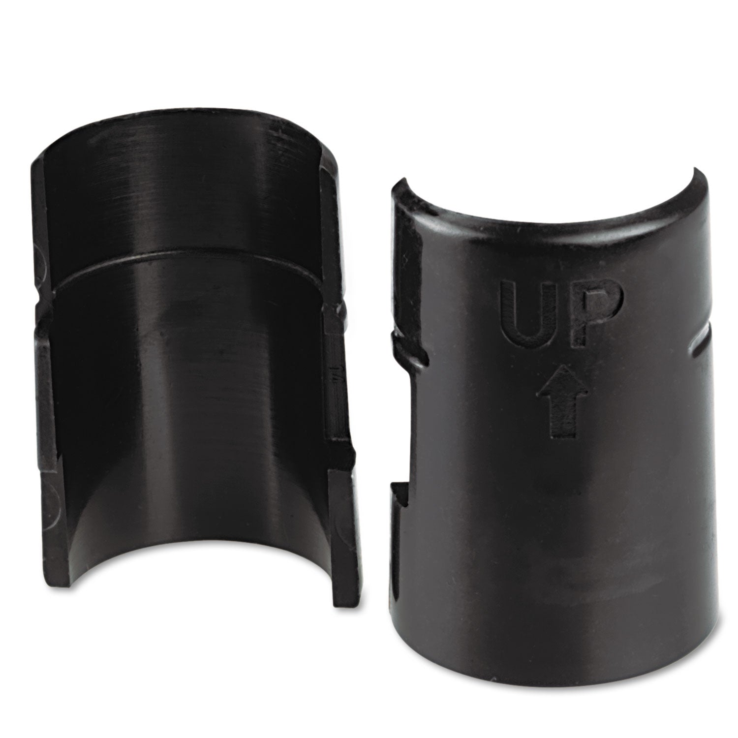 Alera® Wire Shelving Shelf Lock Clips, Plastic, Black, 4 Clips/pack