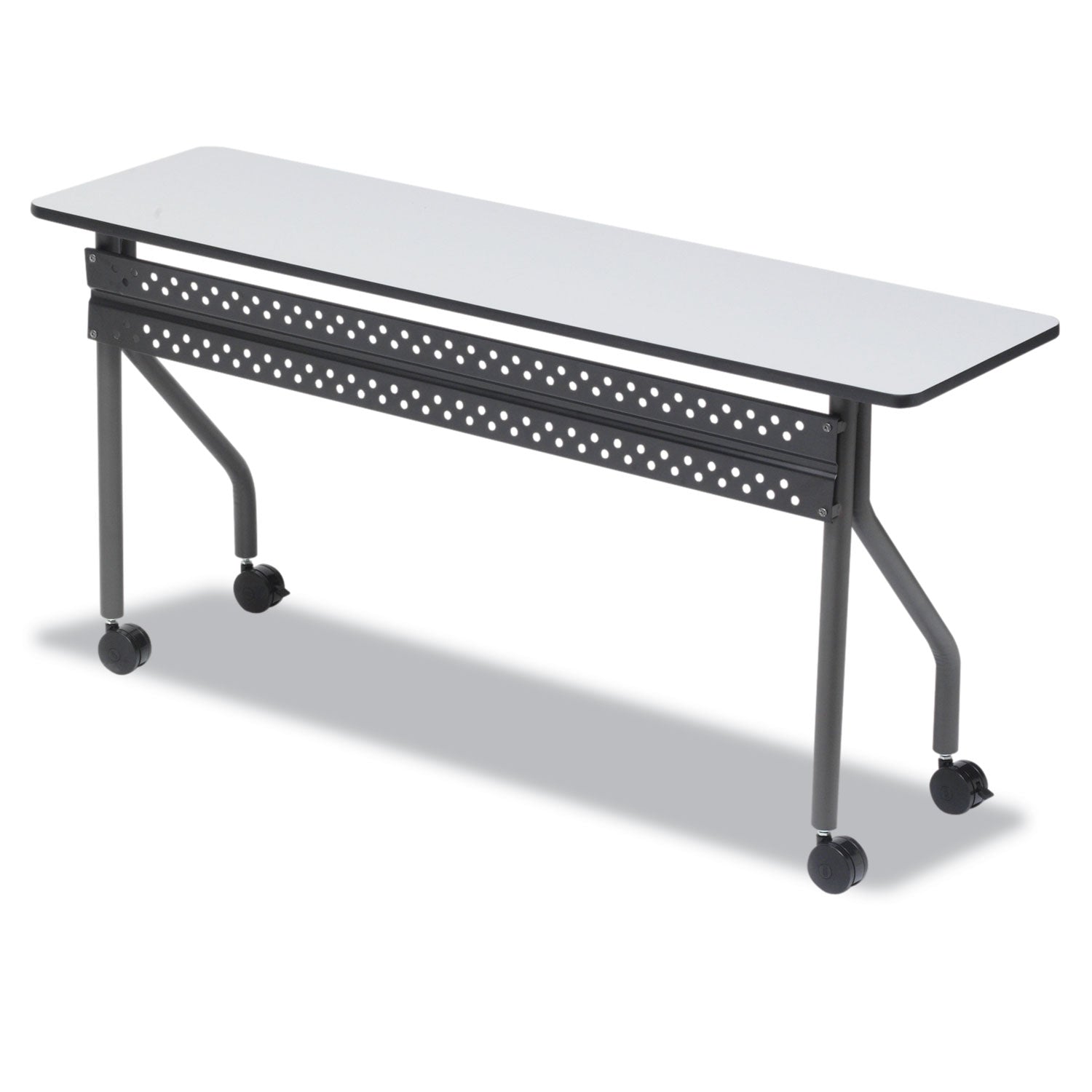 Mobile Training Table | 72"x18", Gray/Charcoal