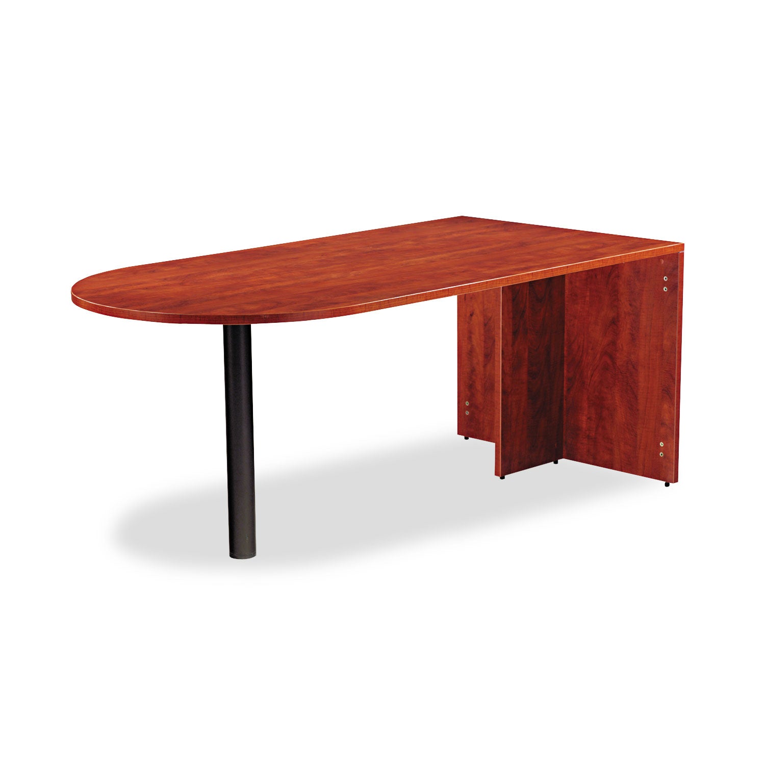Alera® Alera Valencia Series D-Top Desk, 71" X 35.5" X 29.63", Medium Cherry