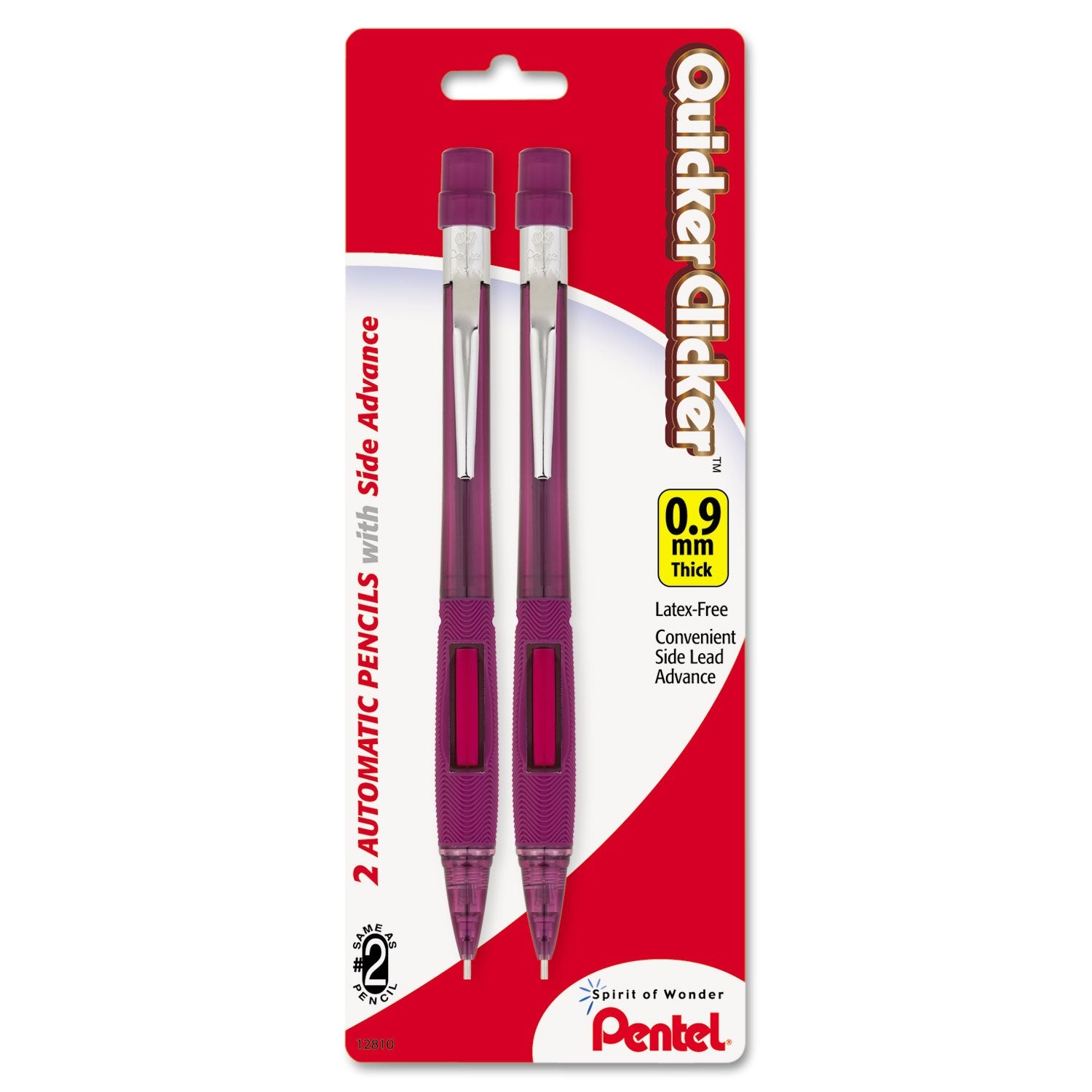 Quicker Clicker Mechanical Pencil | 0.9mm, 2/Pack