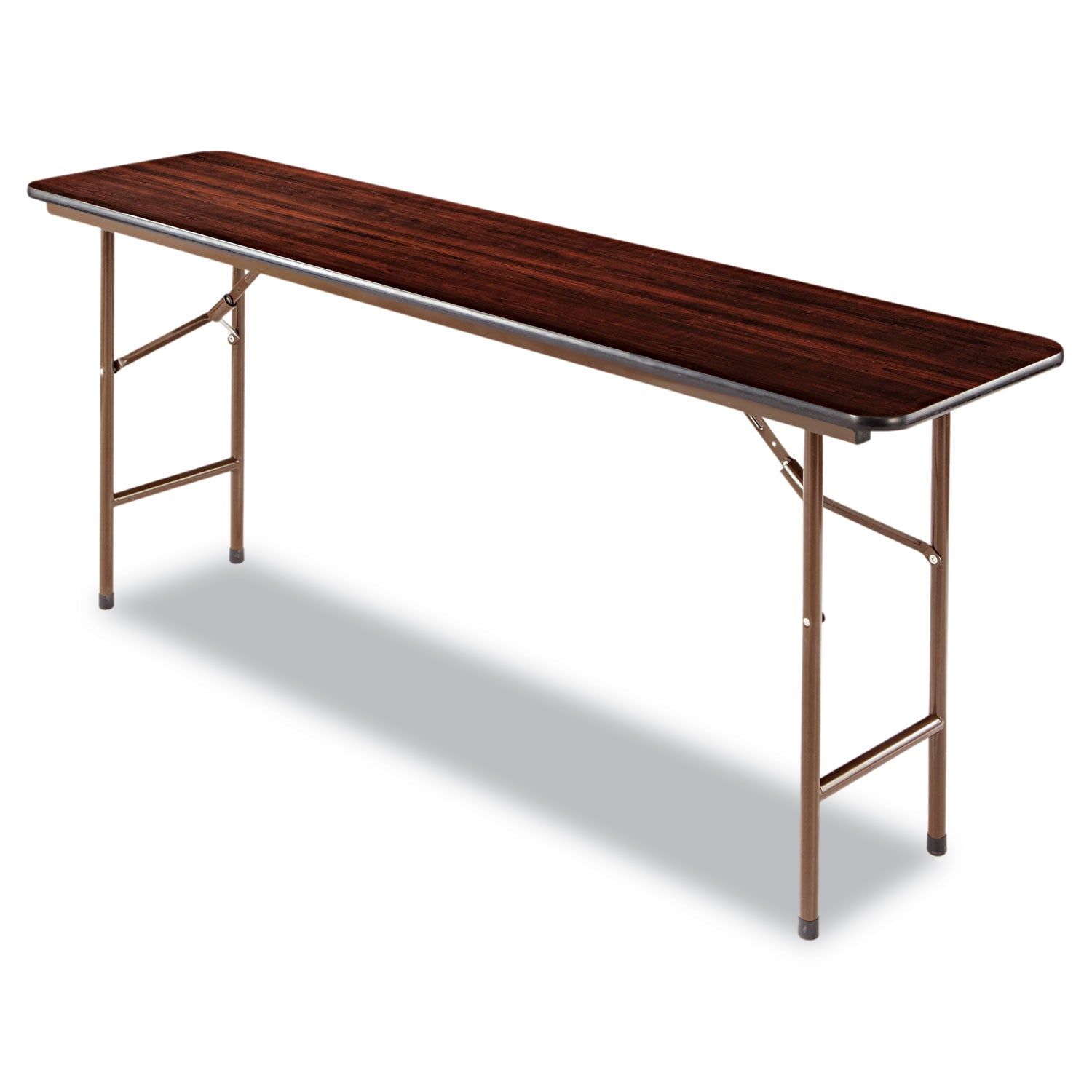 Wood Folding Table | 72" Rectangular | Mahogany