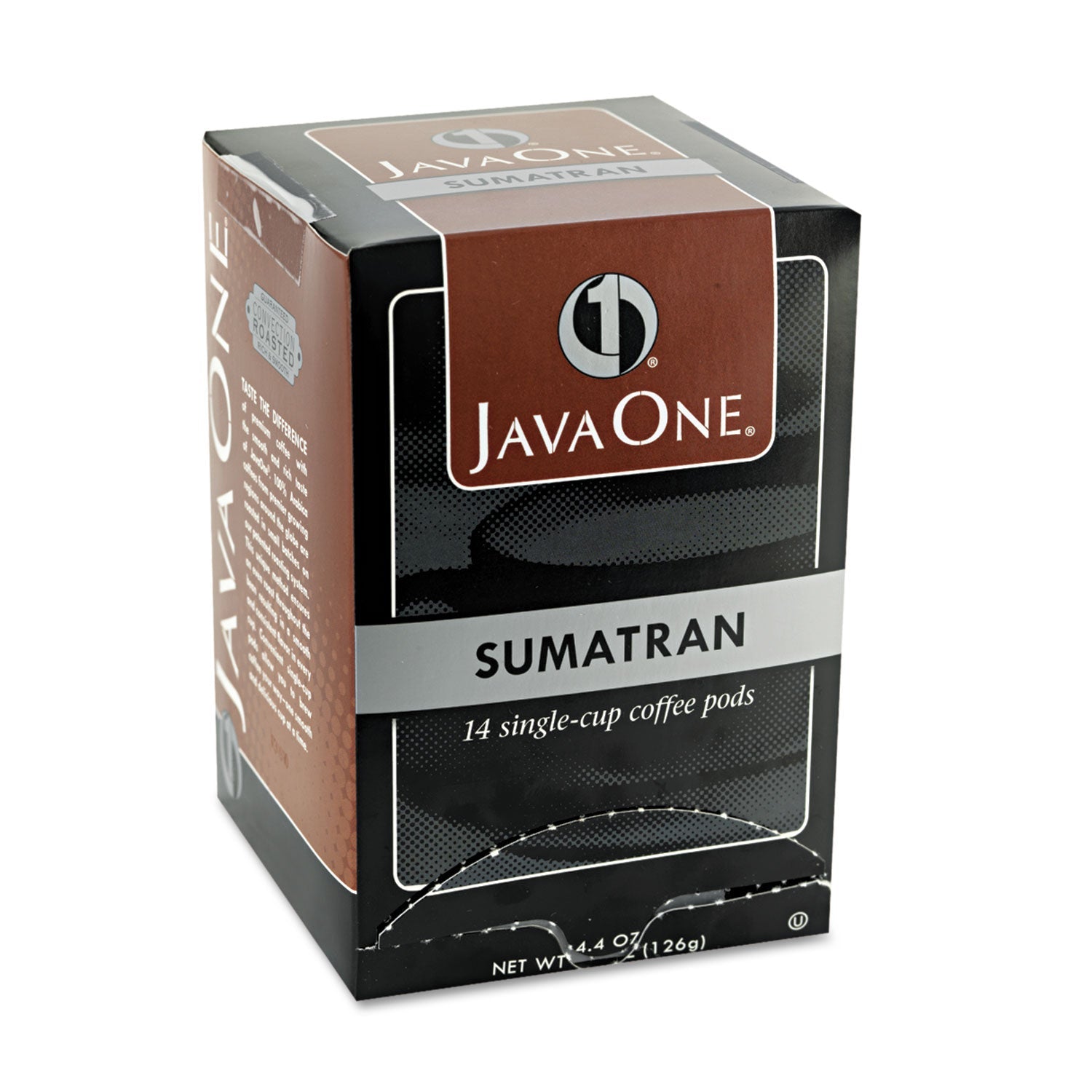 Java One® Coffee Pods, Sumatra Mandheling, Single Cup, 14/box