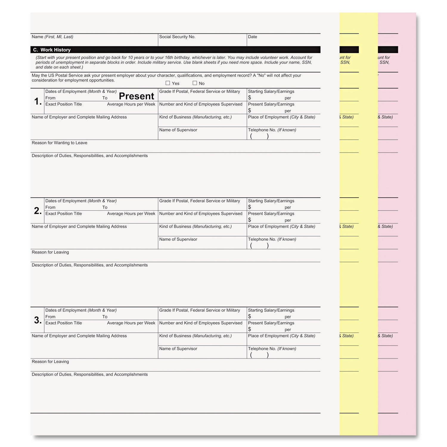 Iconex™ Digital Carbonless Paper, 3-Part, 8.5 X 11, White/canary/pink, 835/carton