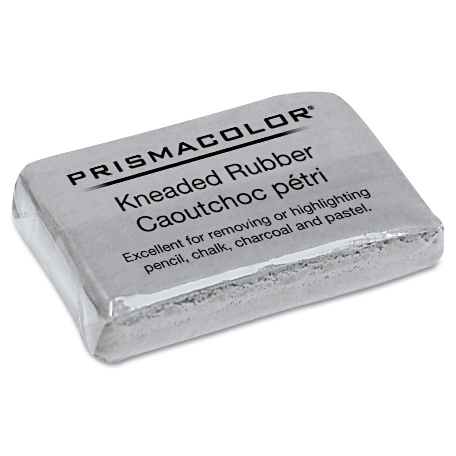 Kneaded Rubber Art Eraser | Large Gray Block