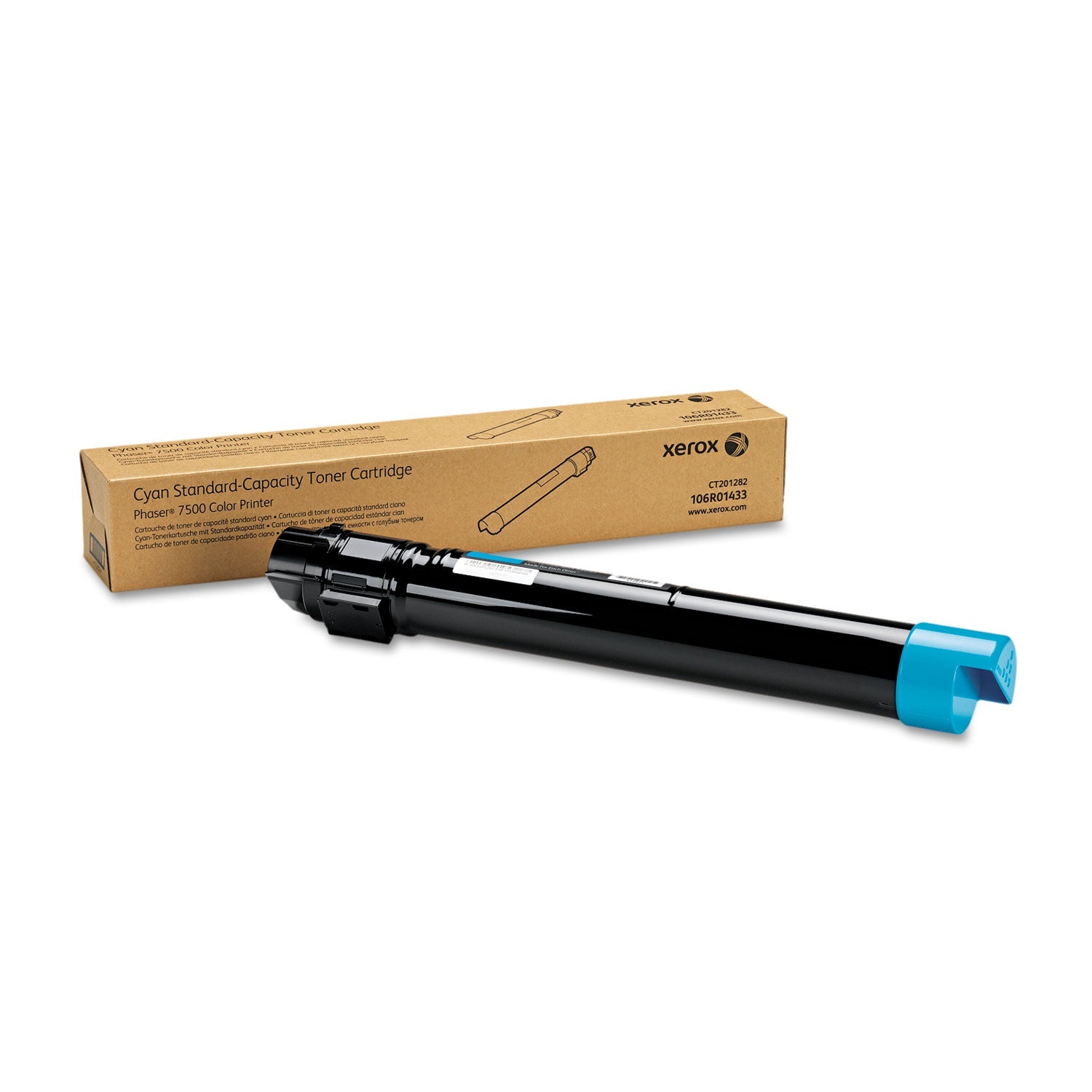 Toner | 9,600 Pages | Cyan | Xerox® 106r01433