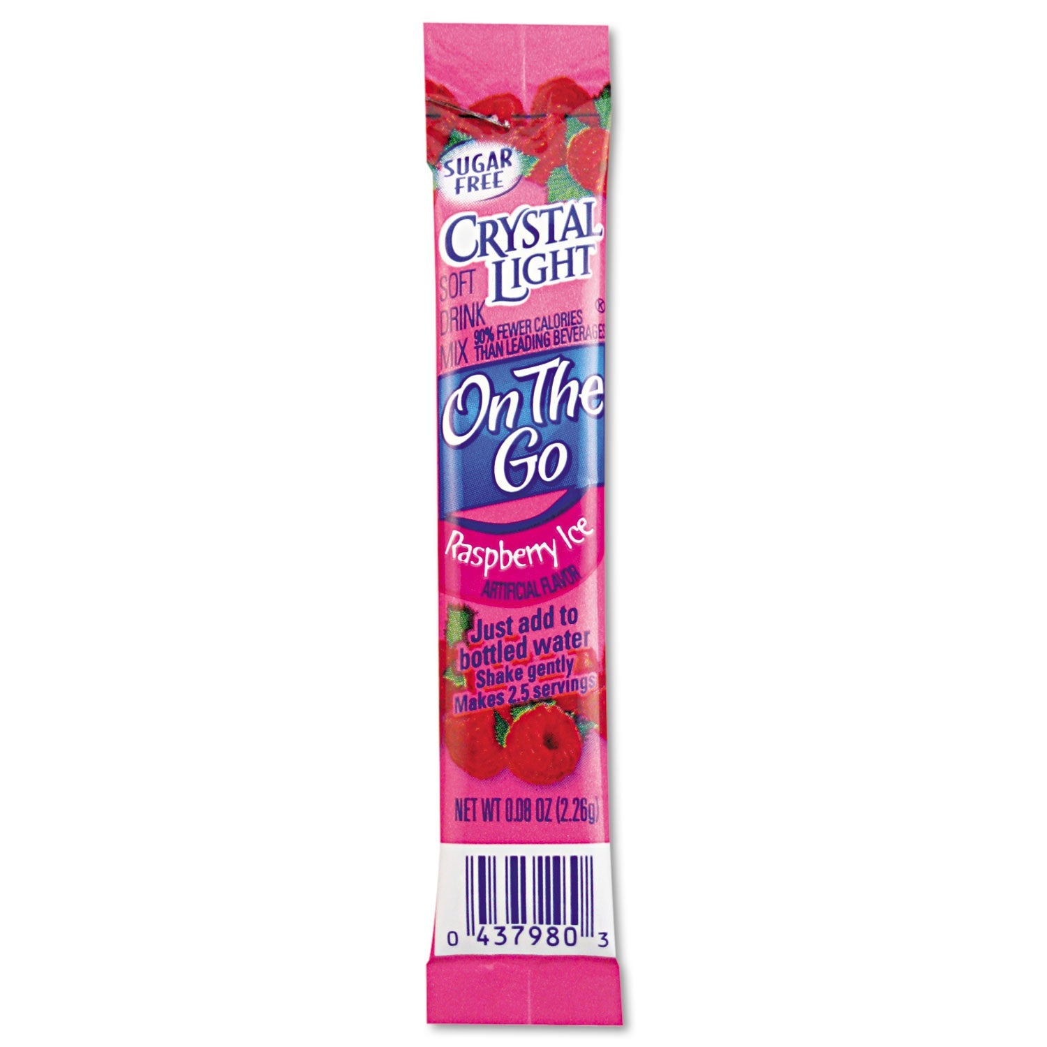 Raspberry Ice Flavored Drink Mix | 30 Packets/Box