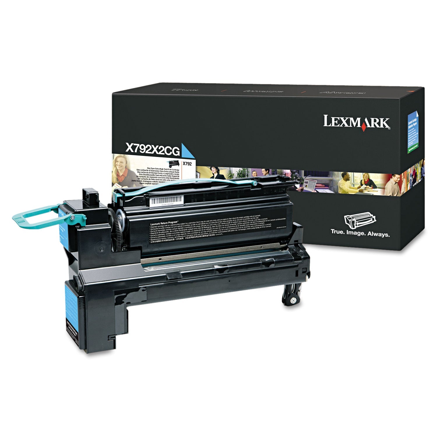 Lexmark X792X2CG High-Yield Toner | Cyan