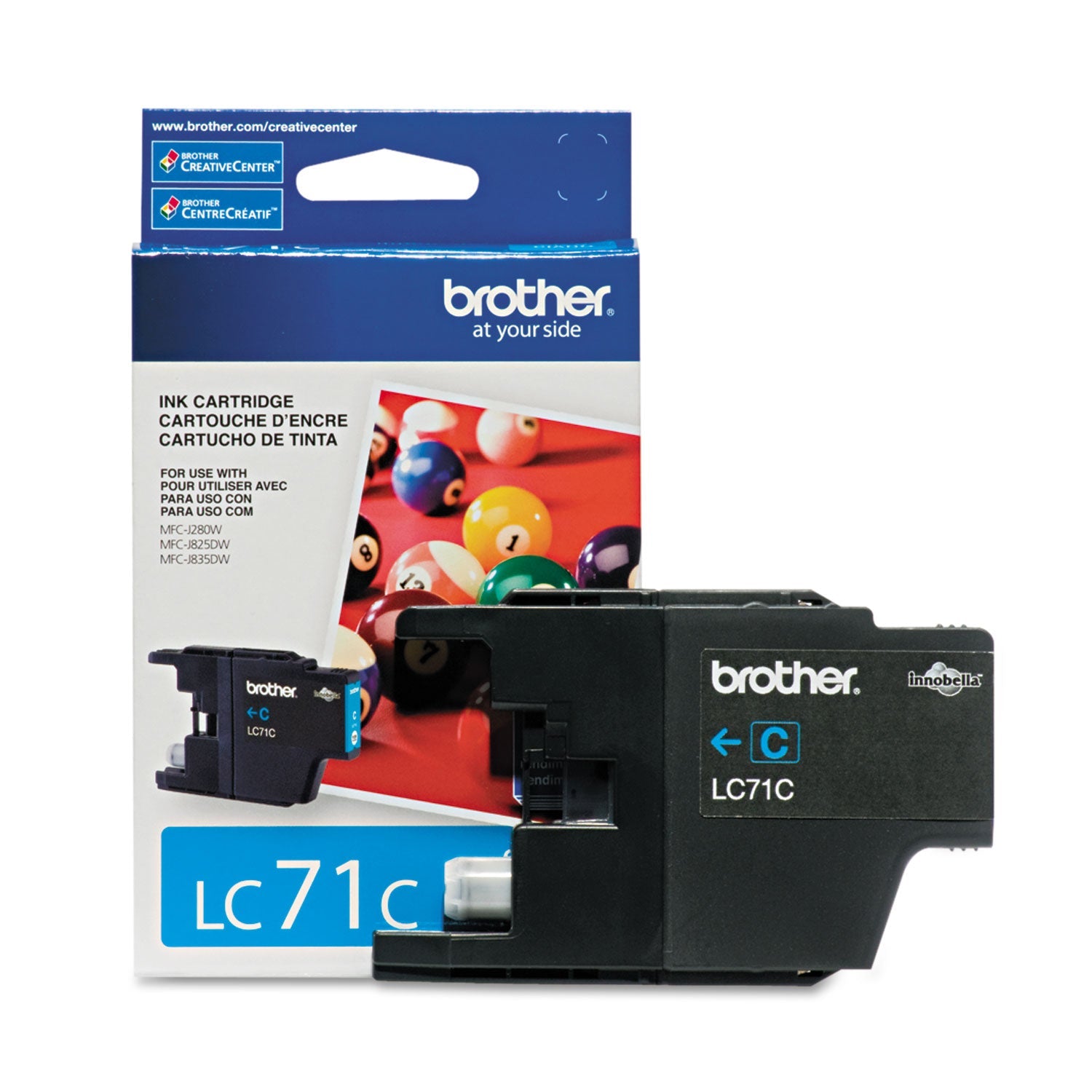 Brother Genuine Cyan Ink | LC71C, 300-Page Yield