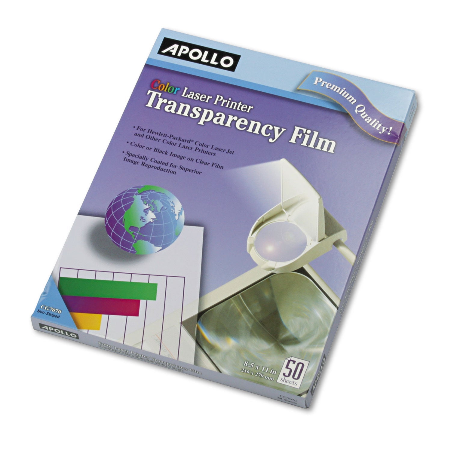 Color Laser Transparency Film | Apollo® | 50-Box