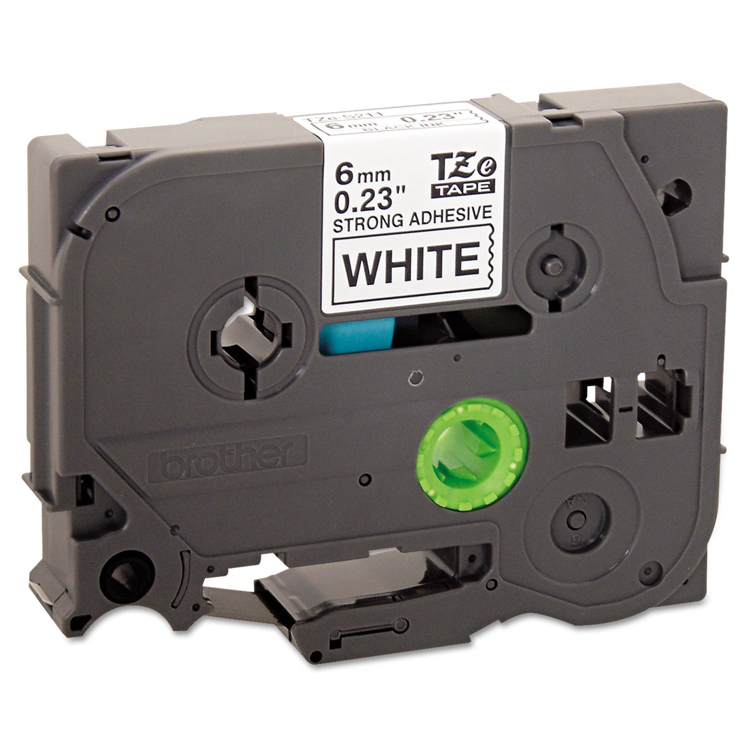 P-Touch Extra-Strength Label Tape | Black on White