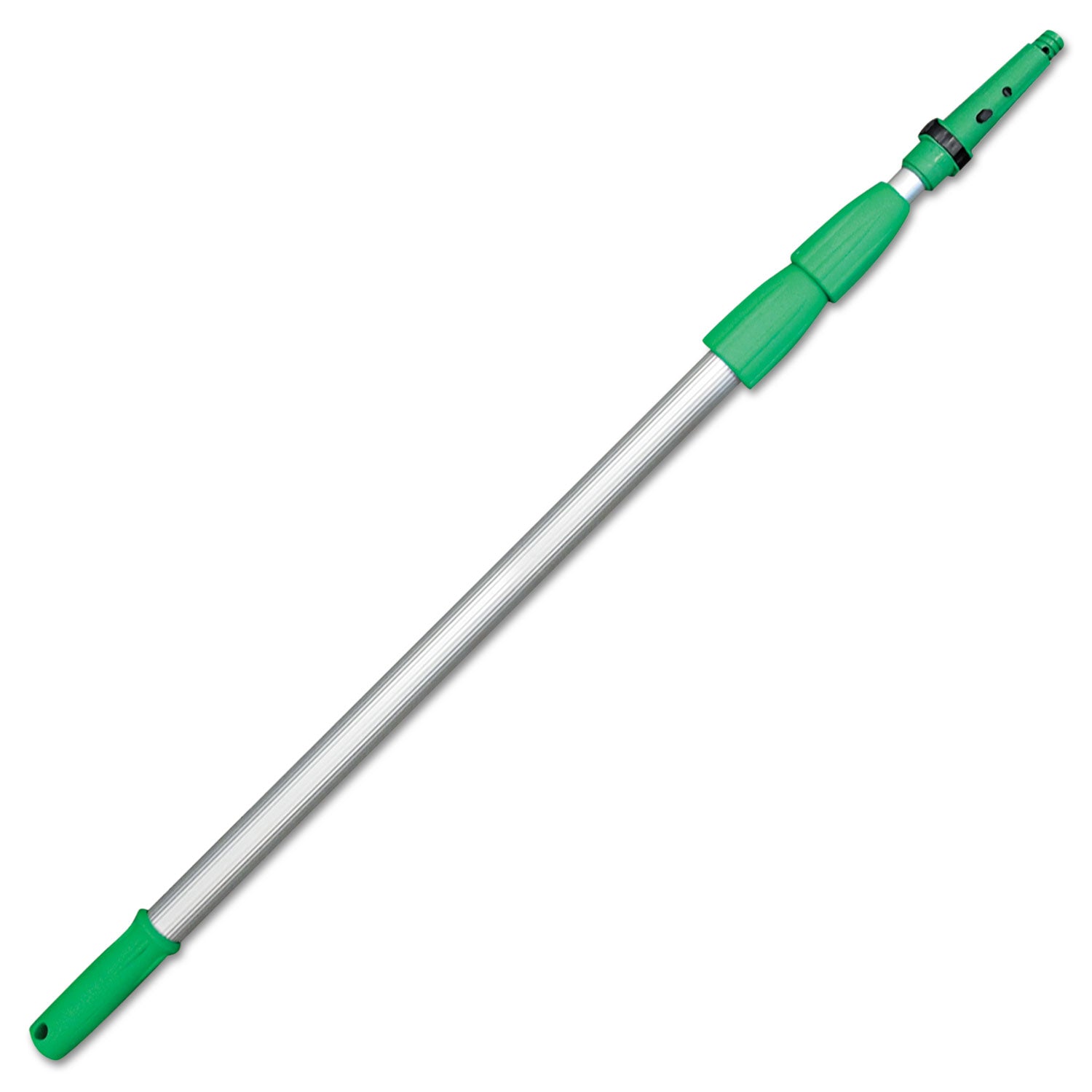 Unger® Opti-Loc Extension Pole, 18 Ft, Three Sections, Green/silver