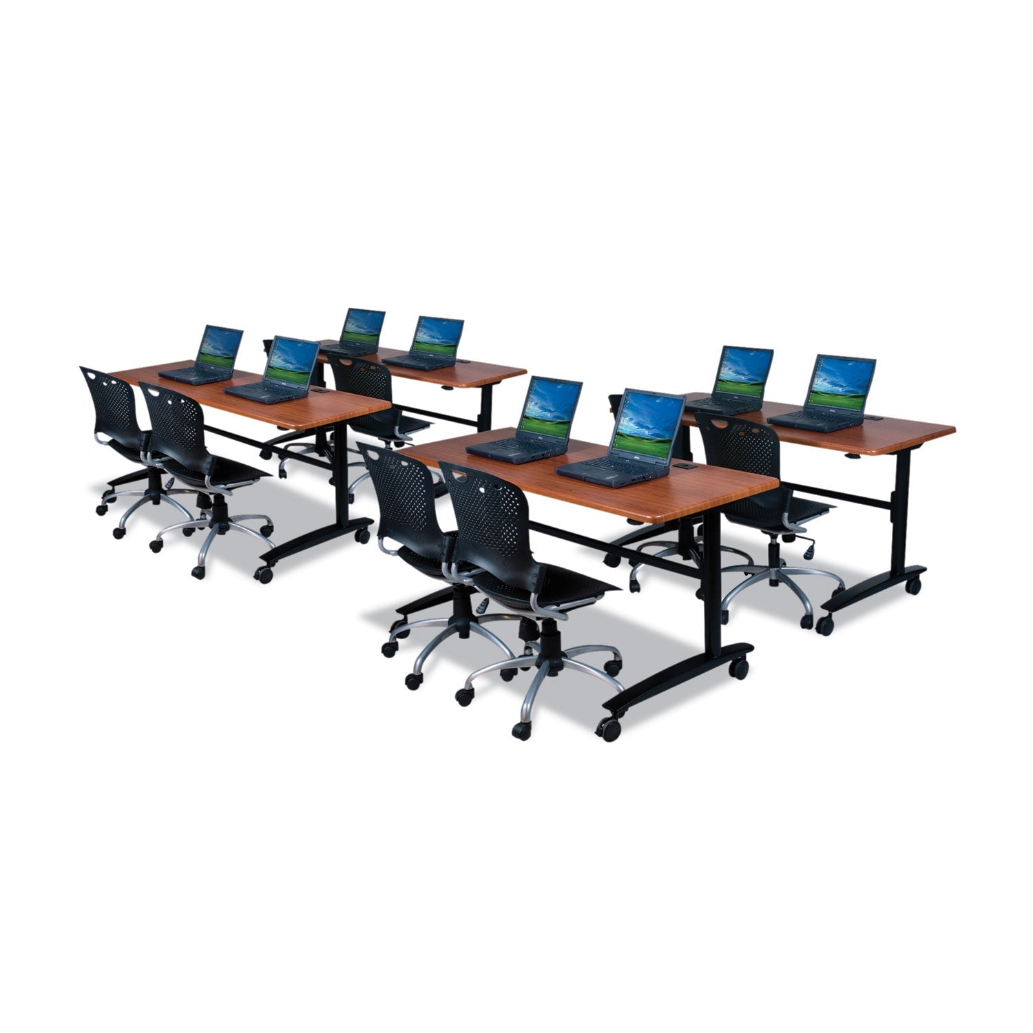 MooreCo™ Lumina Table Top, Rectangular, 72w X 24d, Cherry