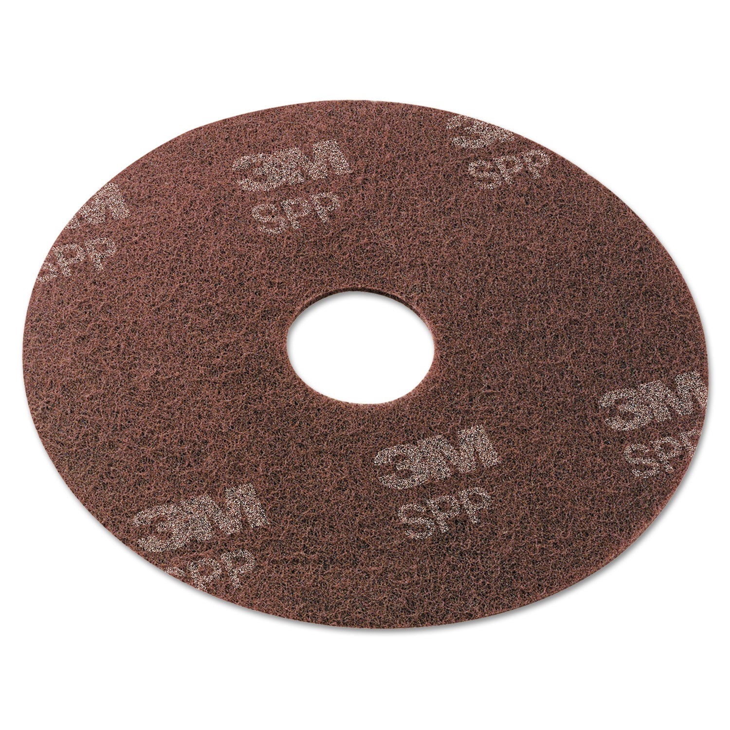 Scotch-Brite™ Surface Preparation Pad, 13" Diameter, Maroon, 10/carton