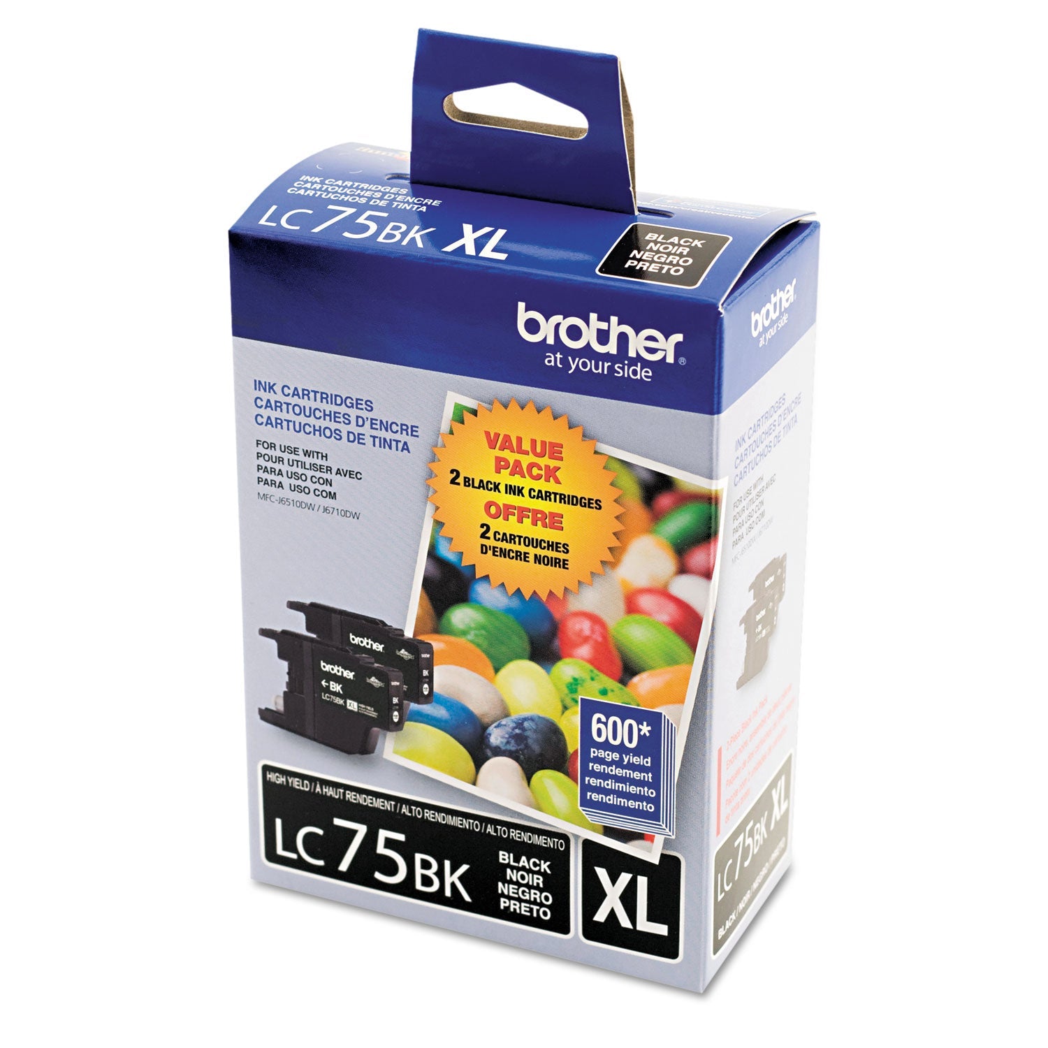 Innobella High-Yield Ink | Black | 2/pack | LC752