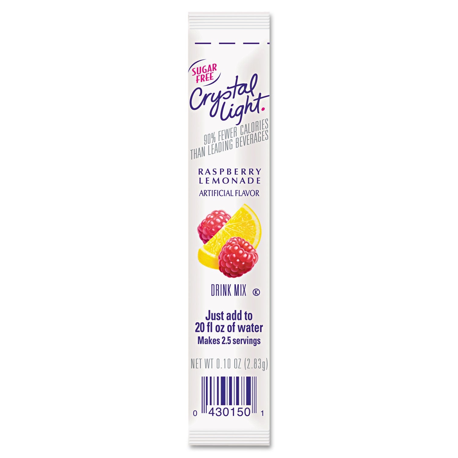 Raspberry Lemonade On The Go | Crystal Light®, 30 Pk