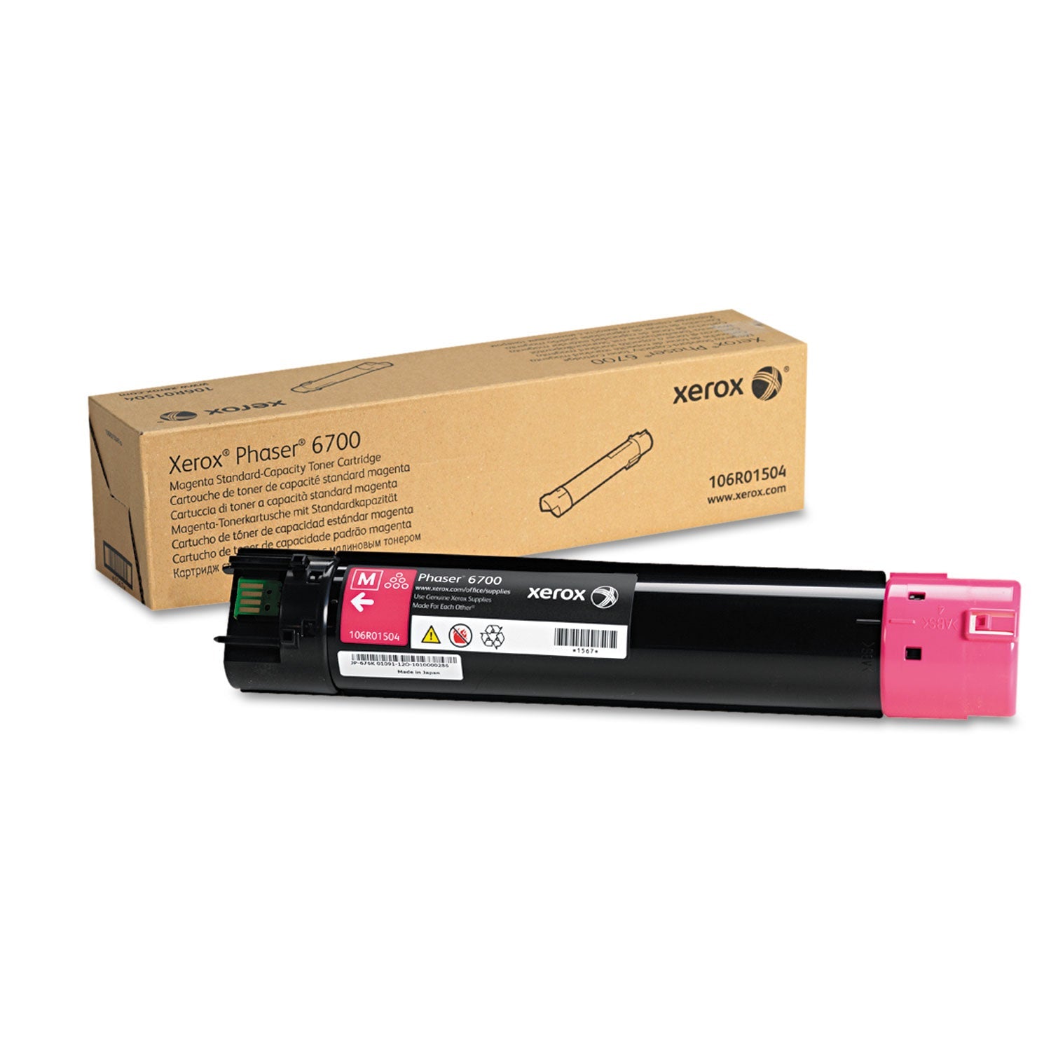 Toner | 5,000 Pages | Magenta | Xerox® 106r01504