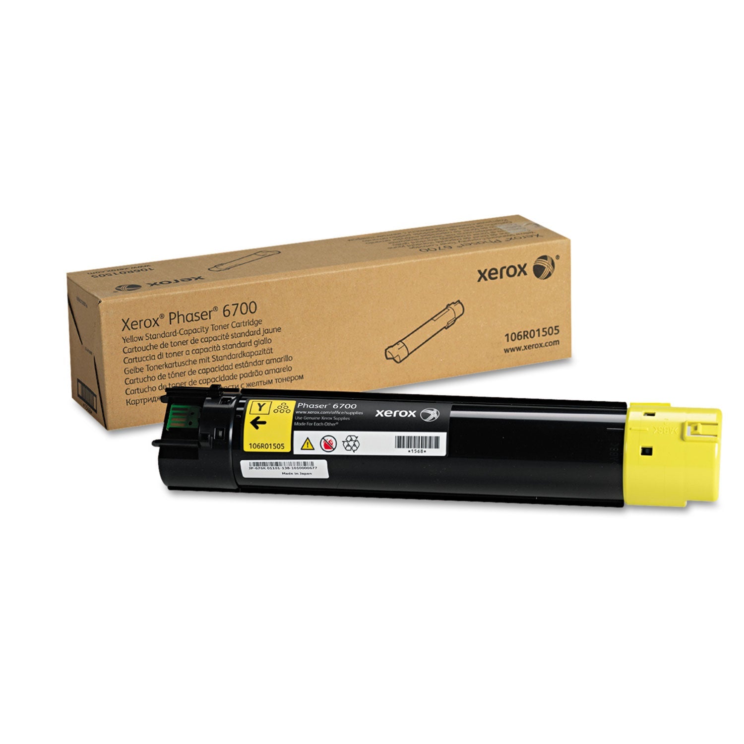 Toner | 5,000 Pages | Yellow | Xerox® 106r01505